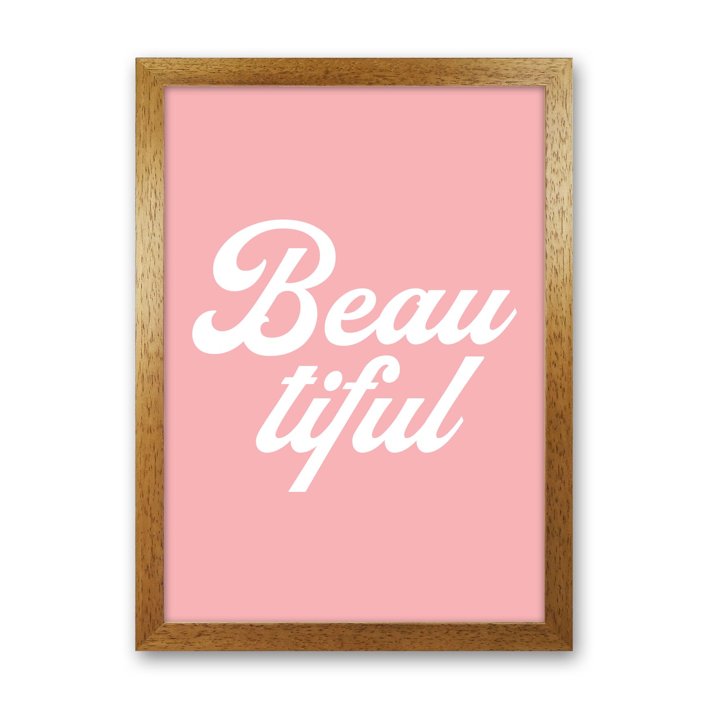 Beautiful Art Print by Pixy Paper Oak Grain