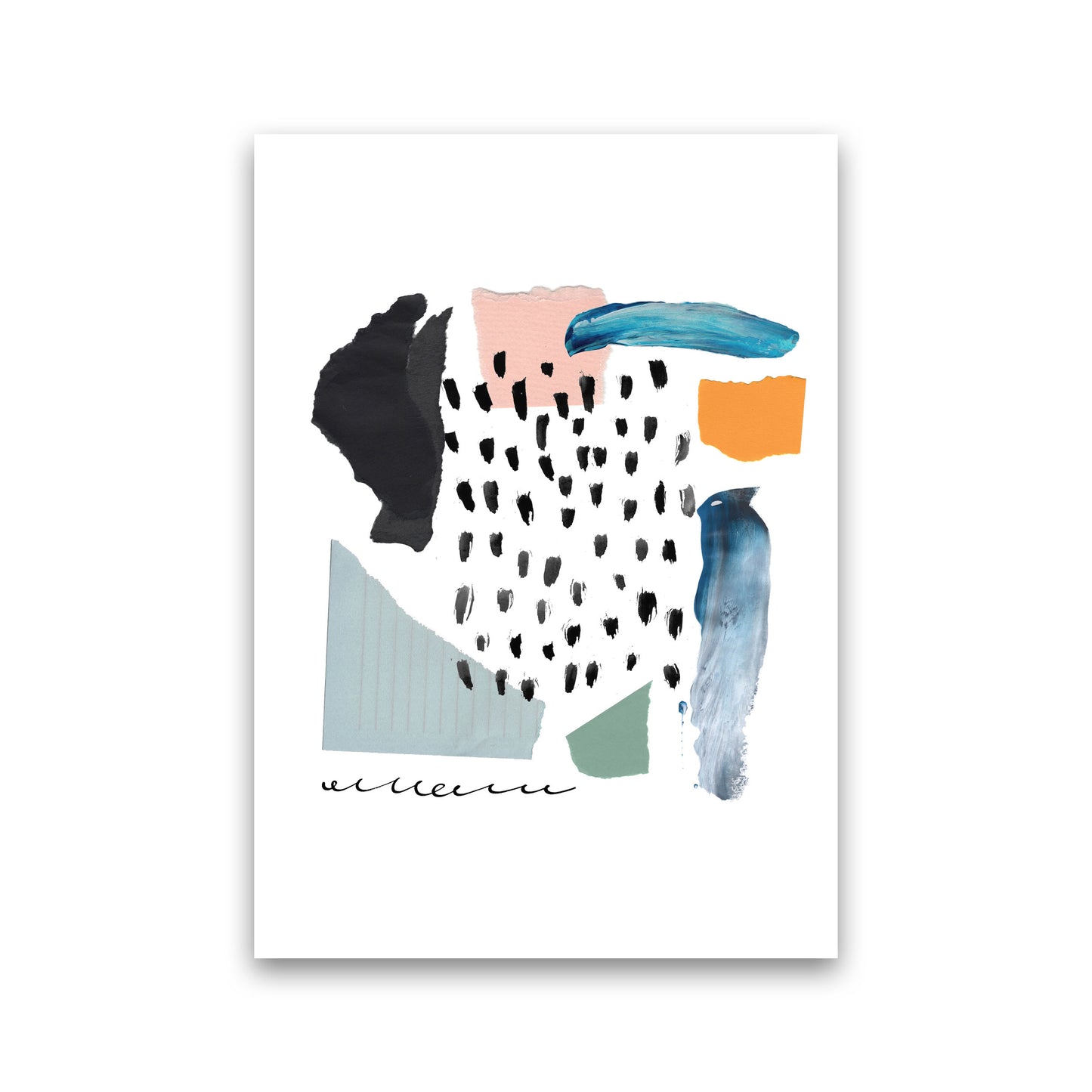 Abstract Shapes Artboard Modern Print Print Only