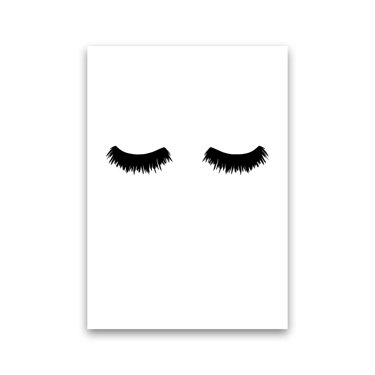 Lashes Modern Print Print Only