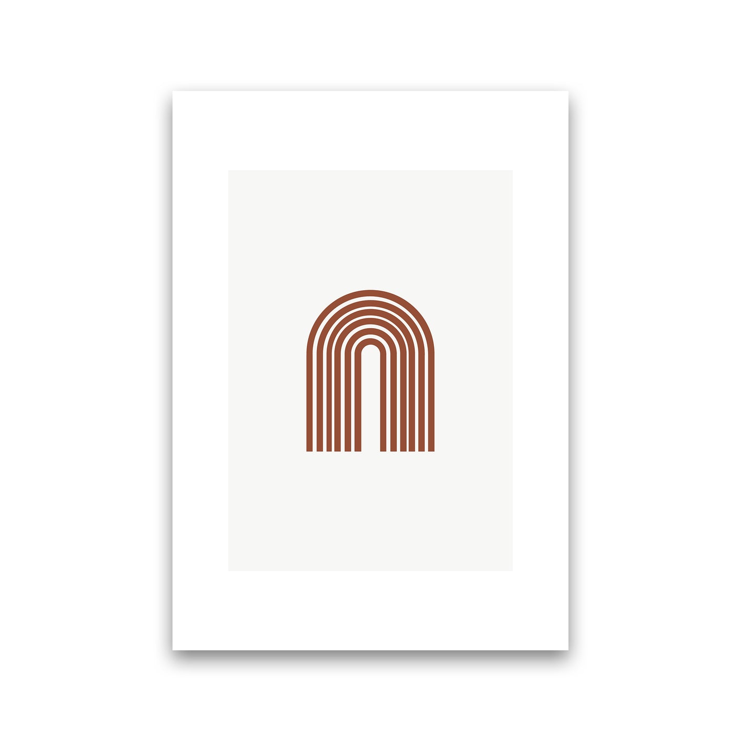 Mica Sand Rainbow N18 Art Print by Pixy Paper Print Only