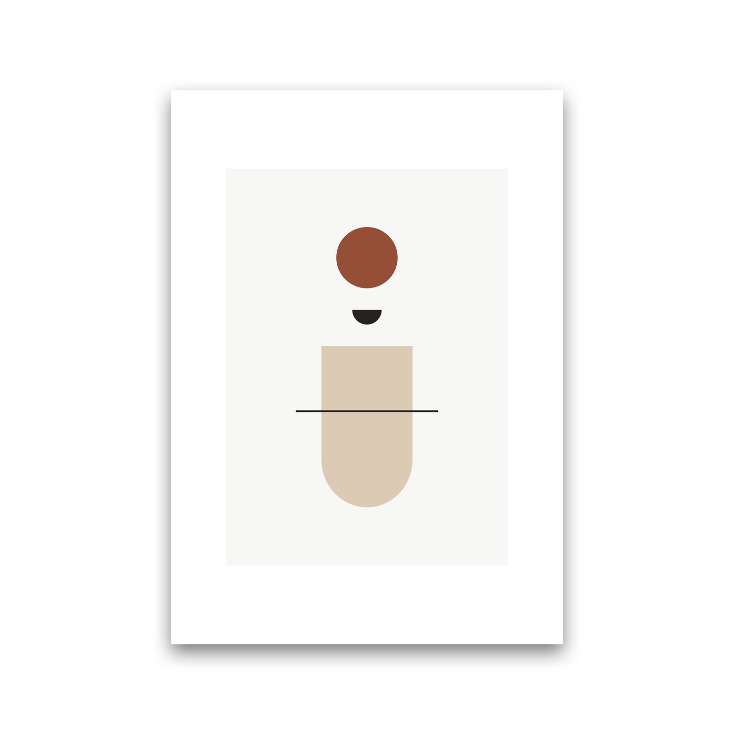 Mica Sand N11 Art Print by Pixy Paper Print Only