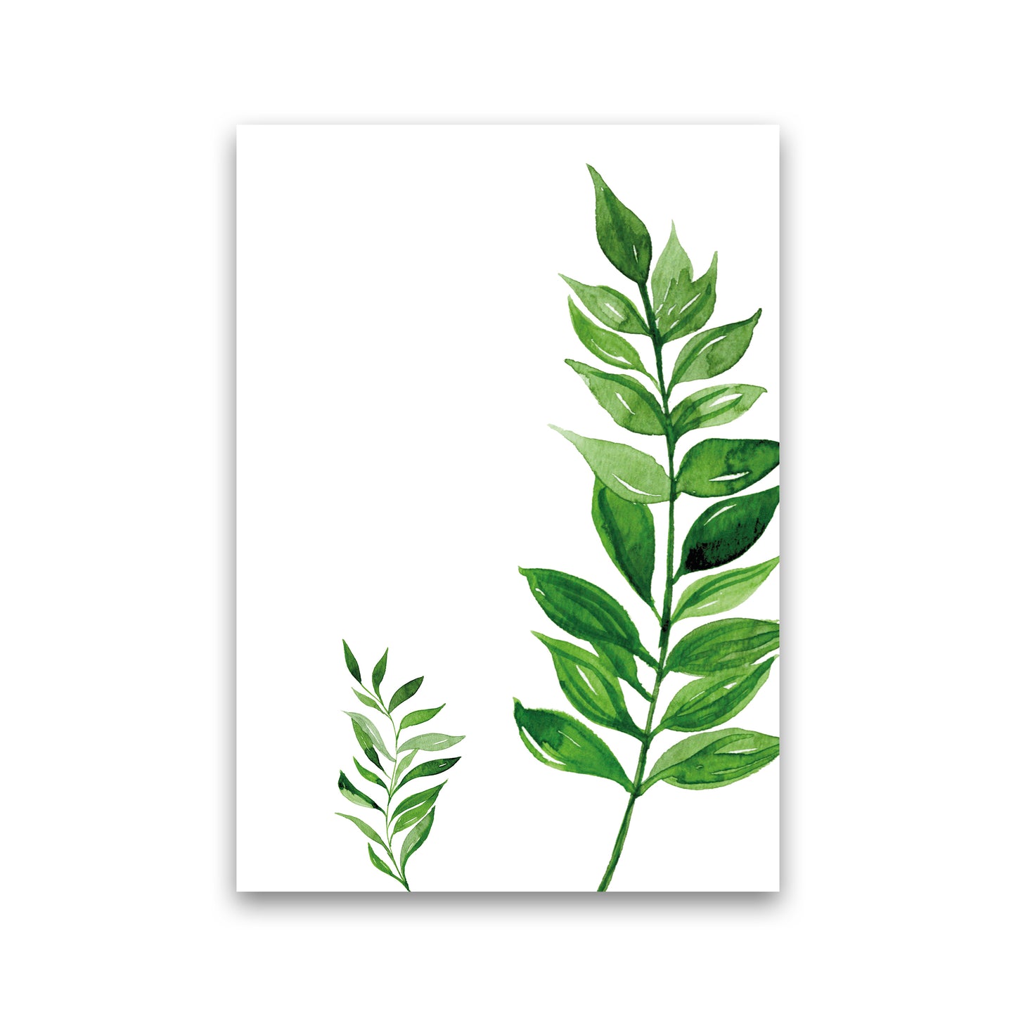Side Leaf Exotic Art Print by Pixy Paper Print Only