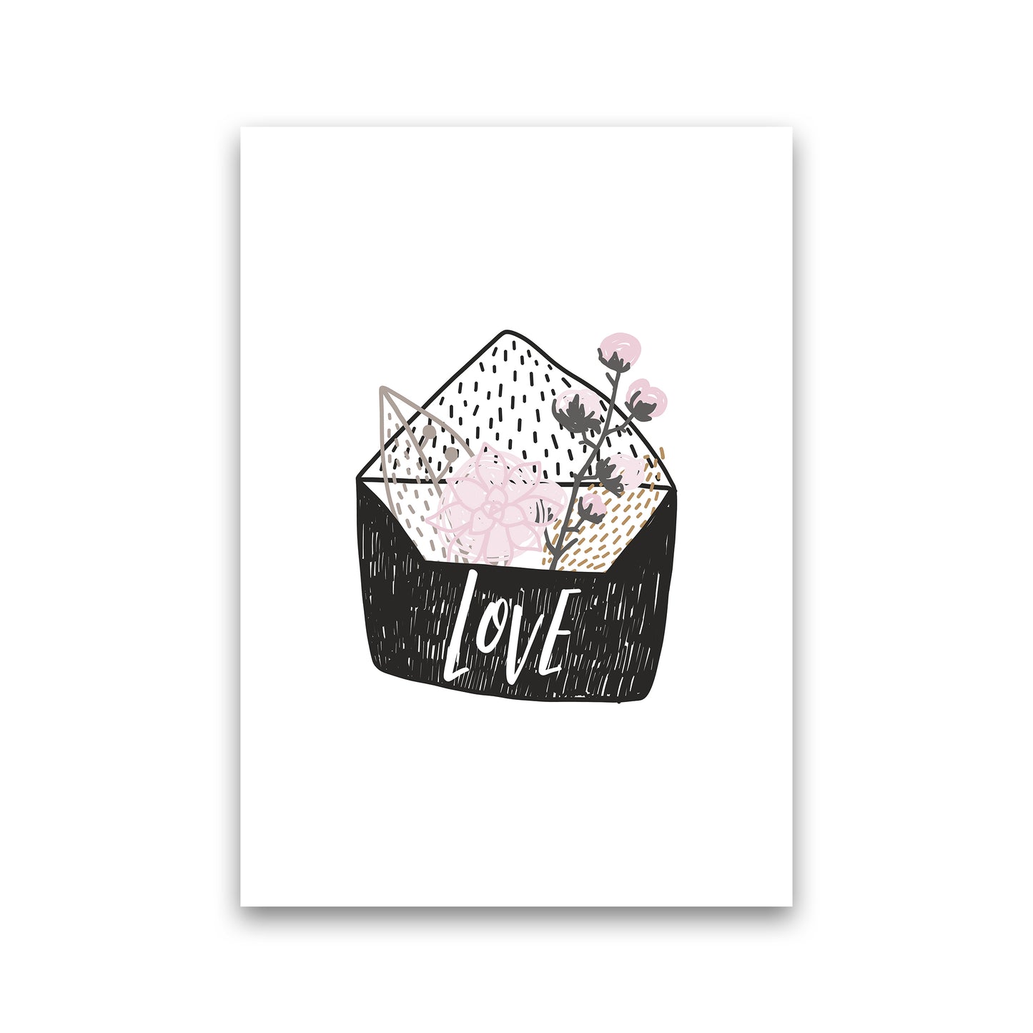 Love Letter Art Print by Pixy Paper Print Only