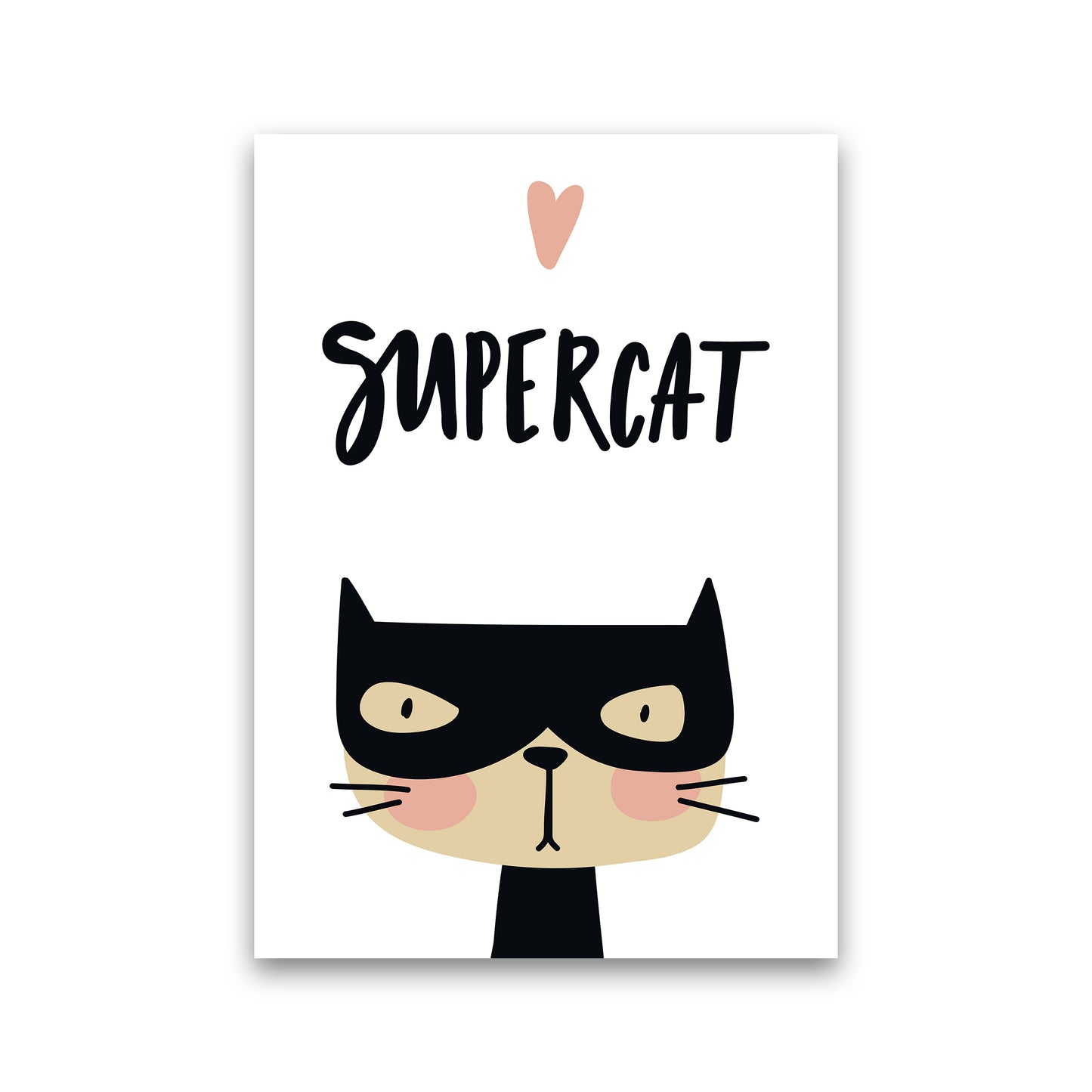 Supercat Art Print by Pixy Paper Print Only