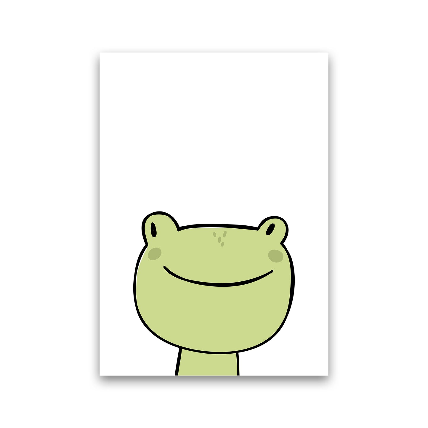 Frog Art Print by Pixy Paper Print Only