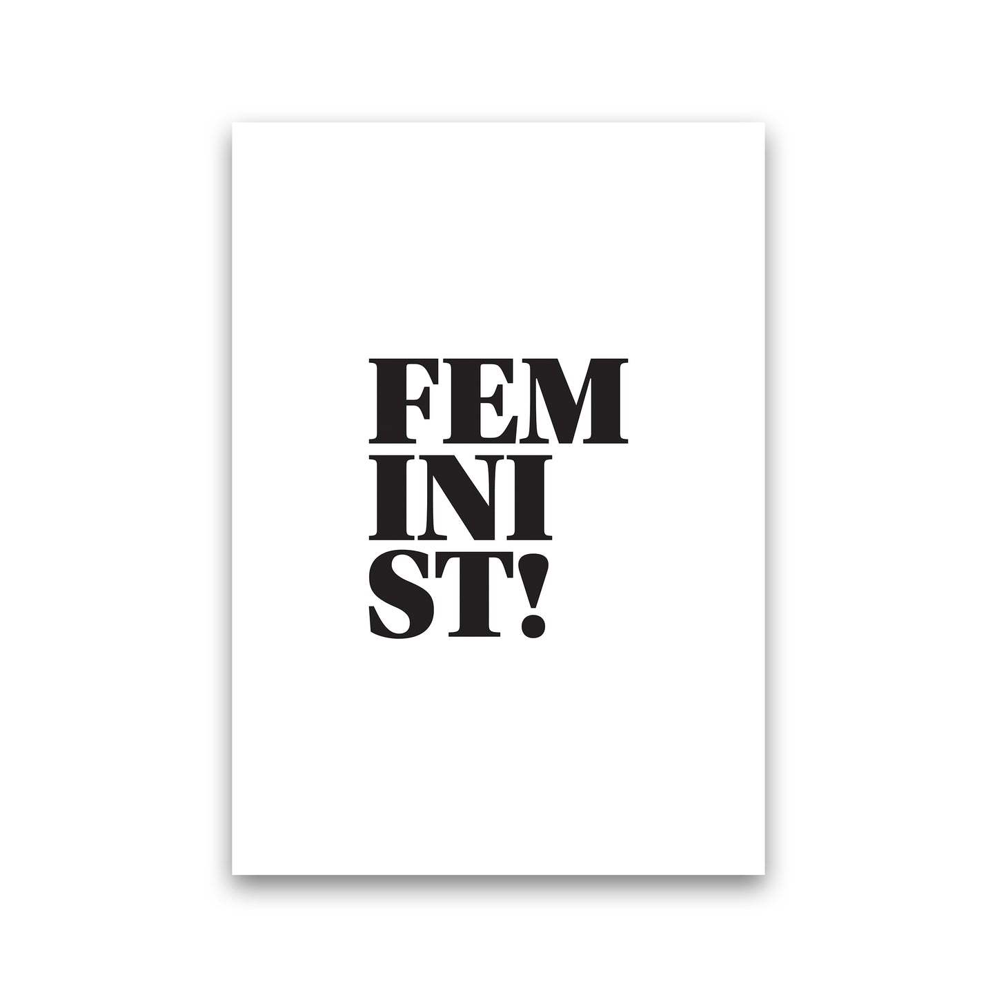 Feminist Art Print by Pixy Paper Print Only