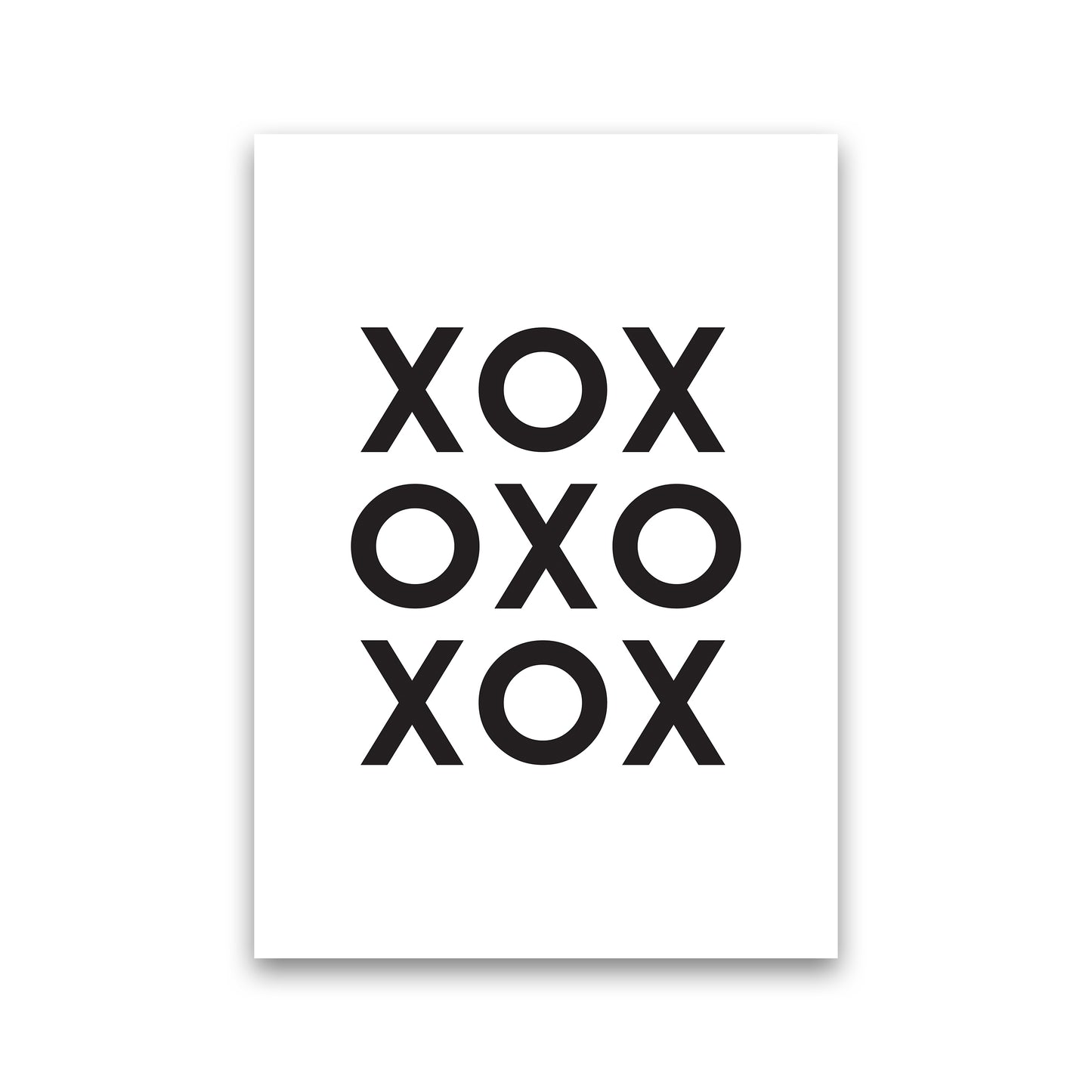Xox Art Print by Pixy Paper Print Only