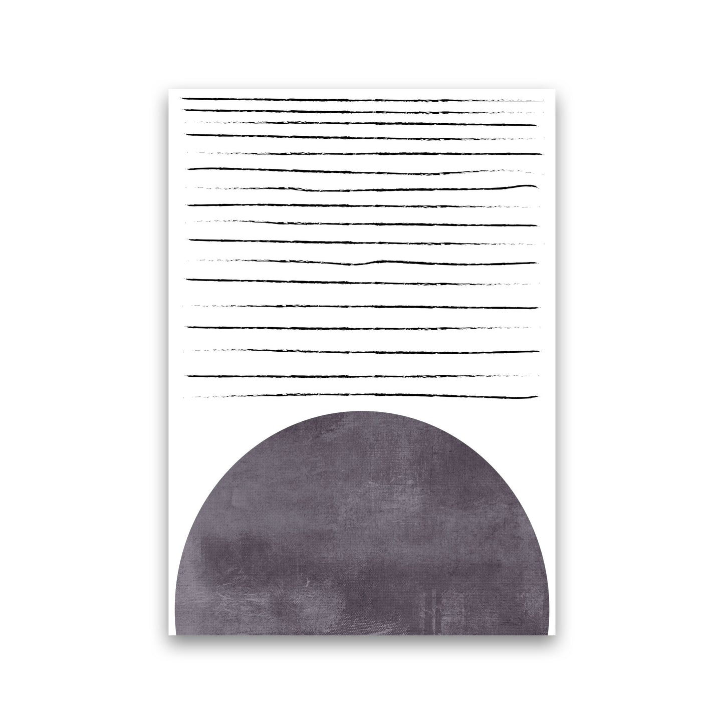 Sun lines pink cotton Art Print by Pixy Paper Print Only