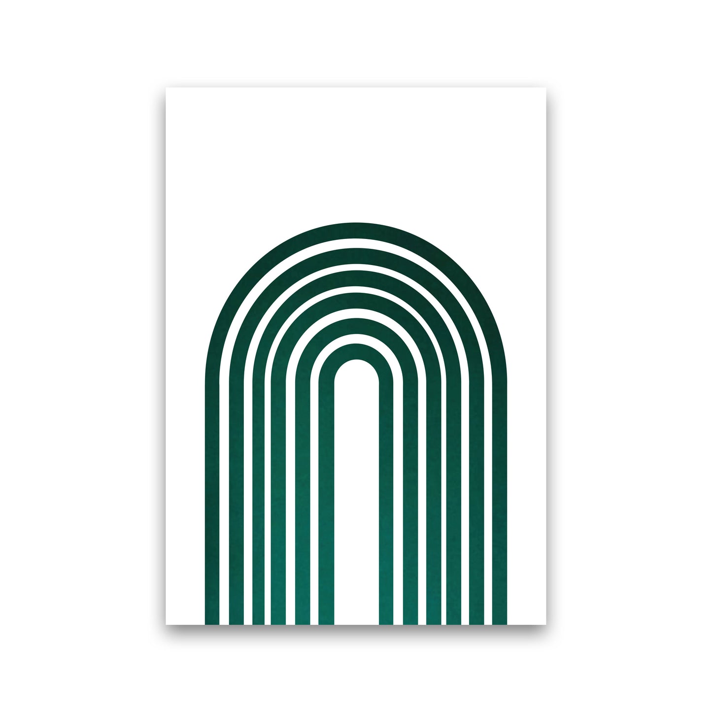 Rainbow emerald Art Print by Pixy Paper Print Only