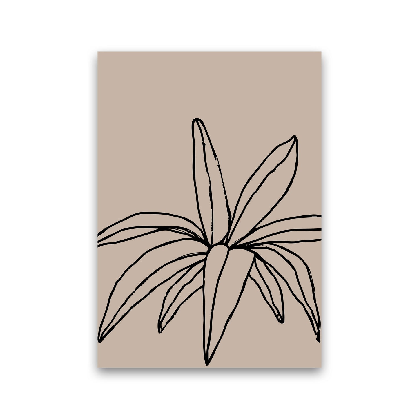 Autumn Leaf abstract Art Print by Pixy Paper Print Only