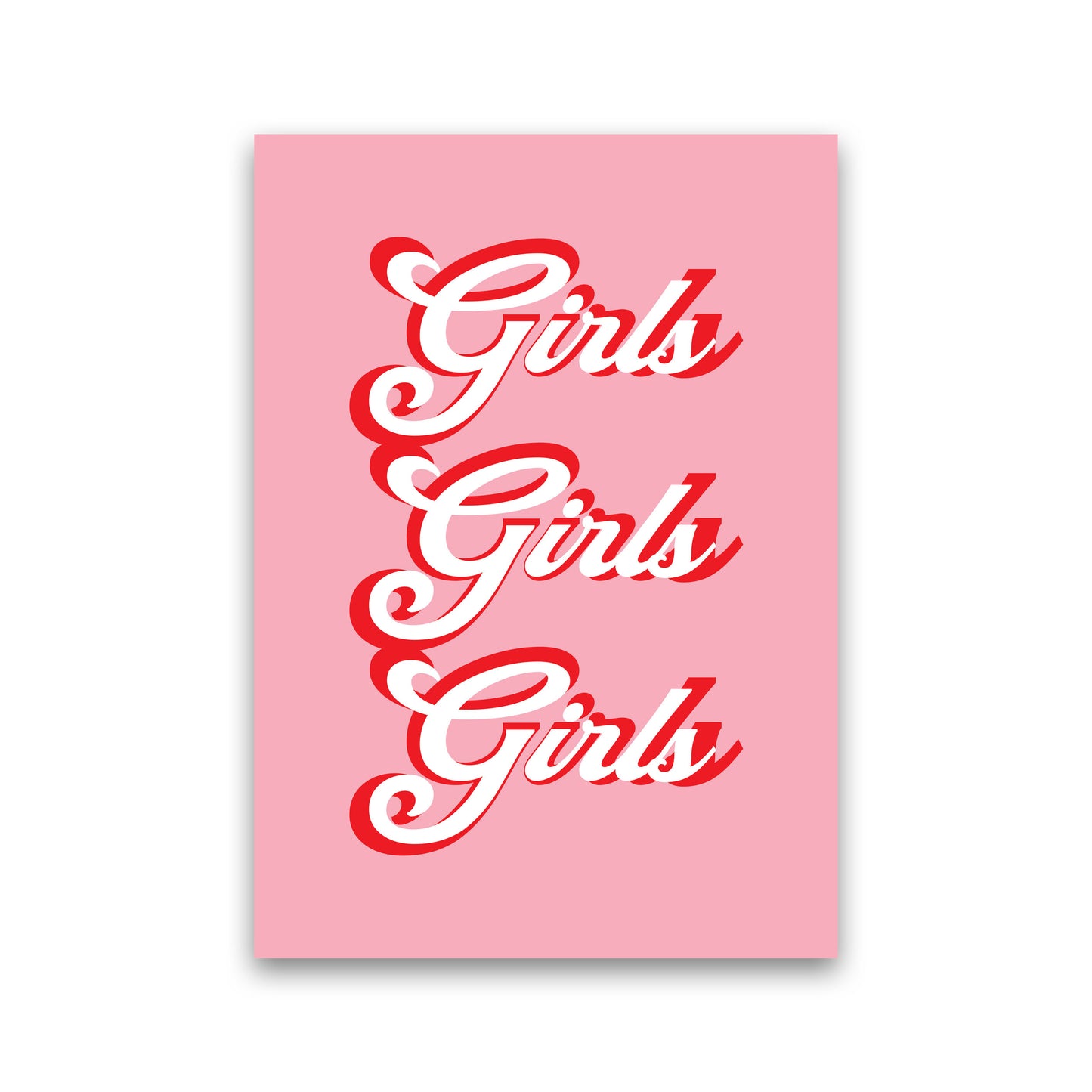 Girls Girls Girls Art Print by Pixy Paper Print Only
