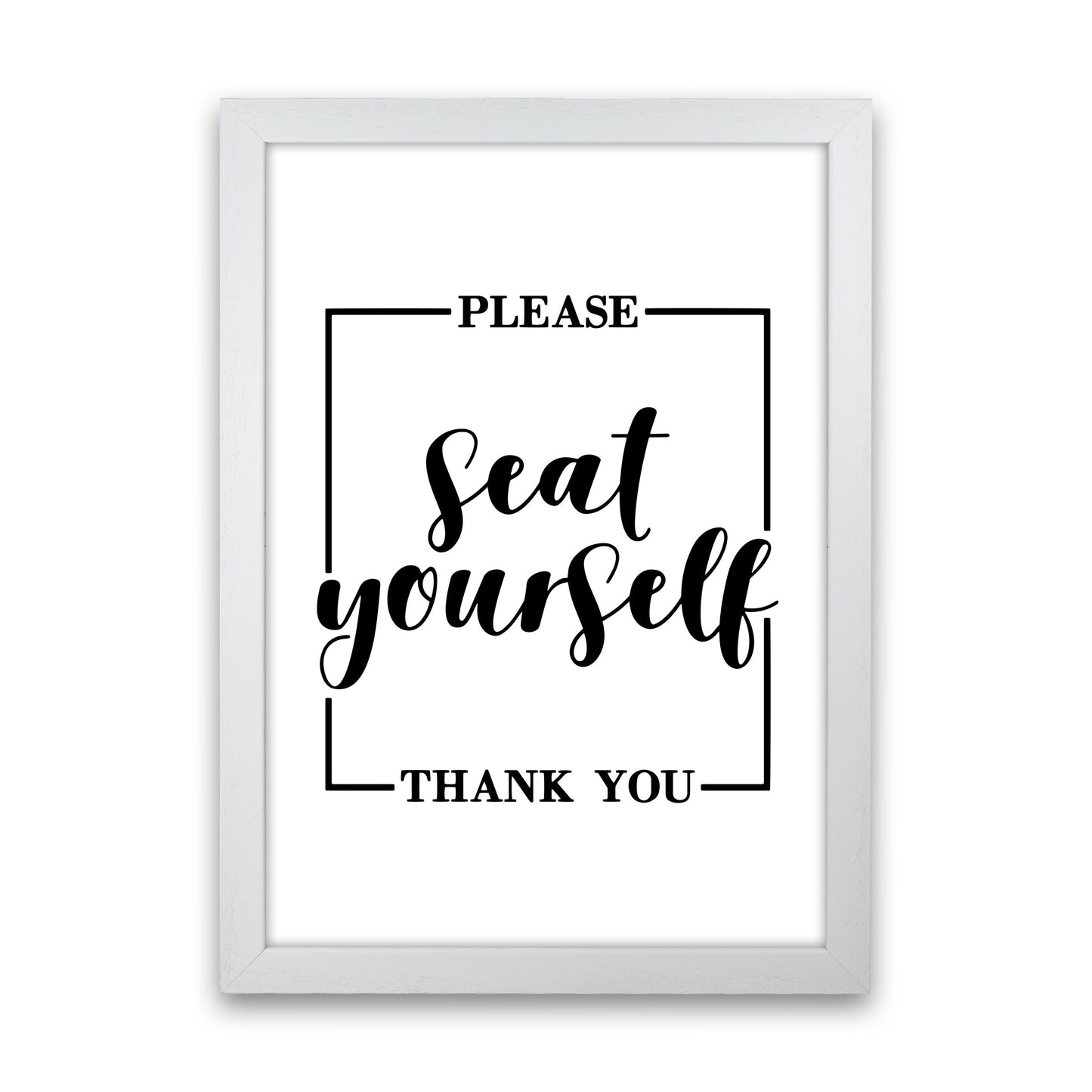 Seat Yourself, Bathroom Modern Print, Framed Bathroom Wall Art White Grain