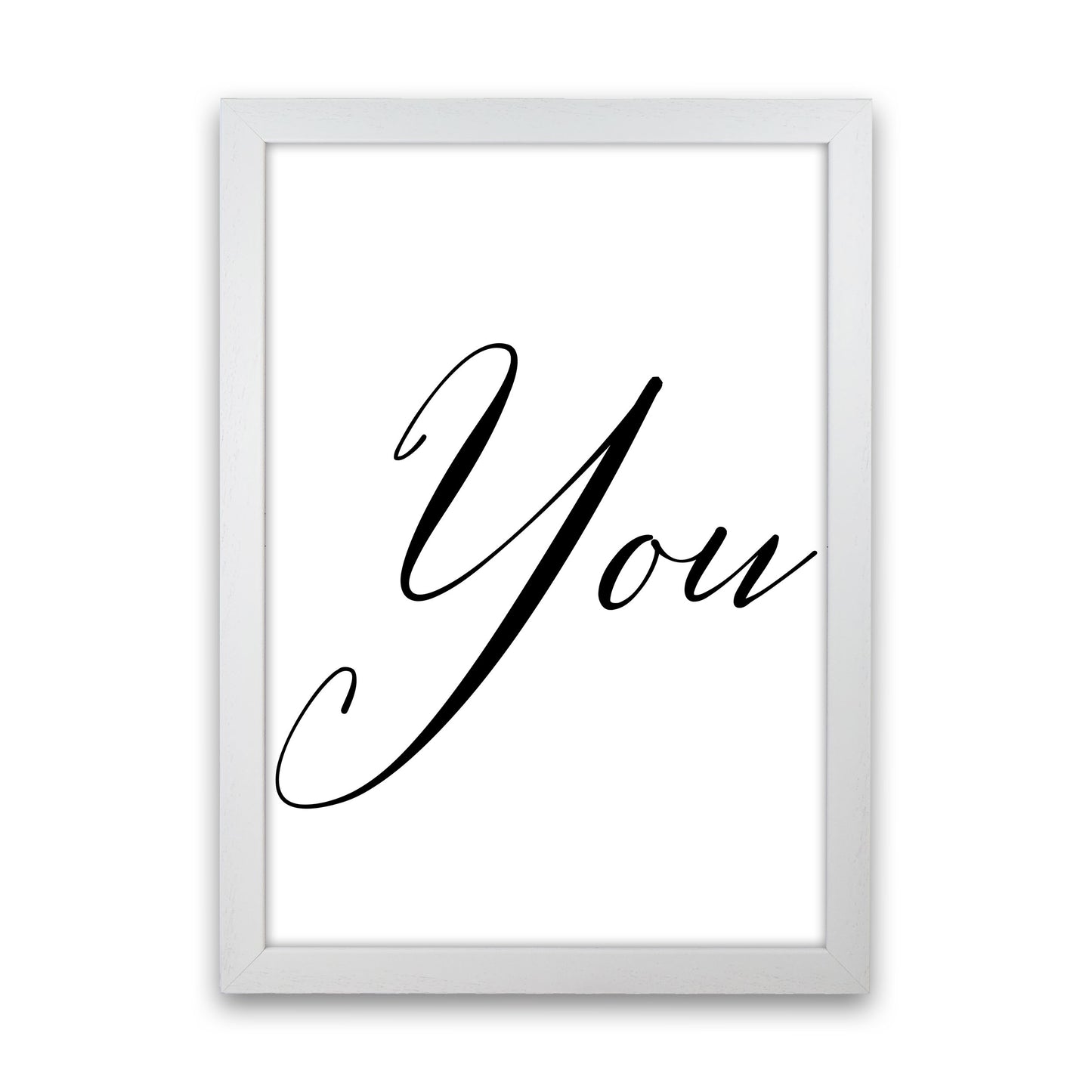 You Modern Print White Grain