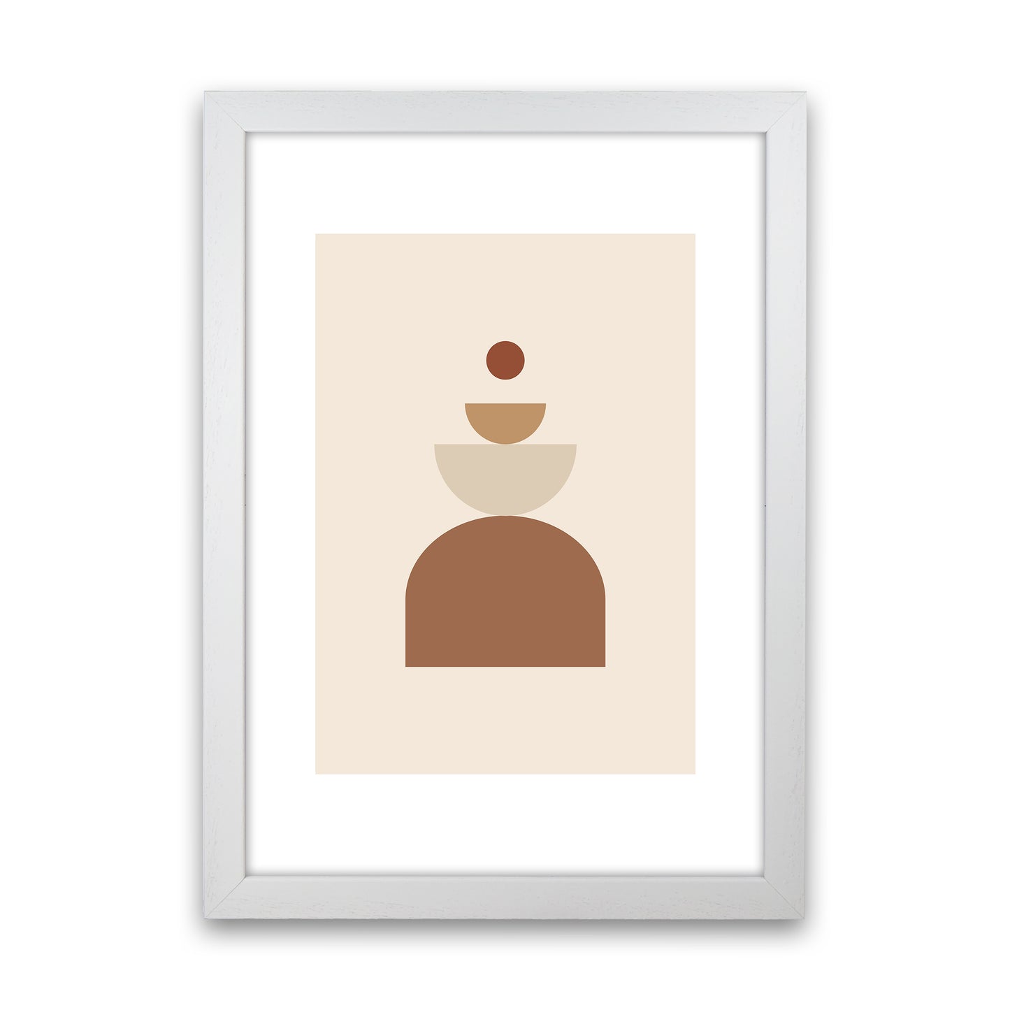Mica Sand N23 Art Print by Pixy Paper White Grain