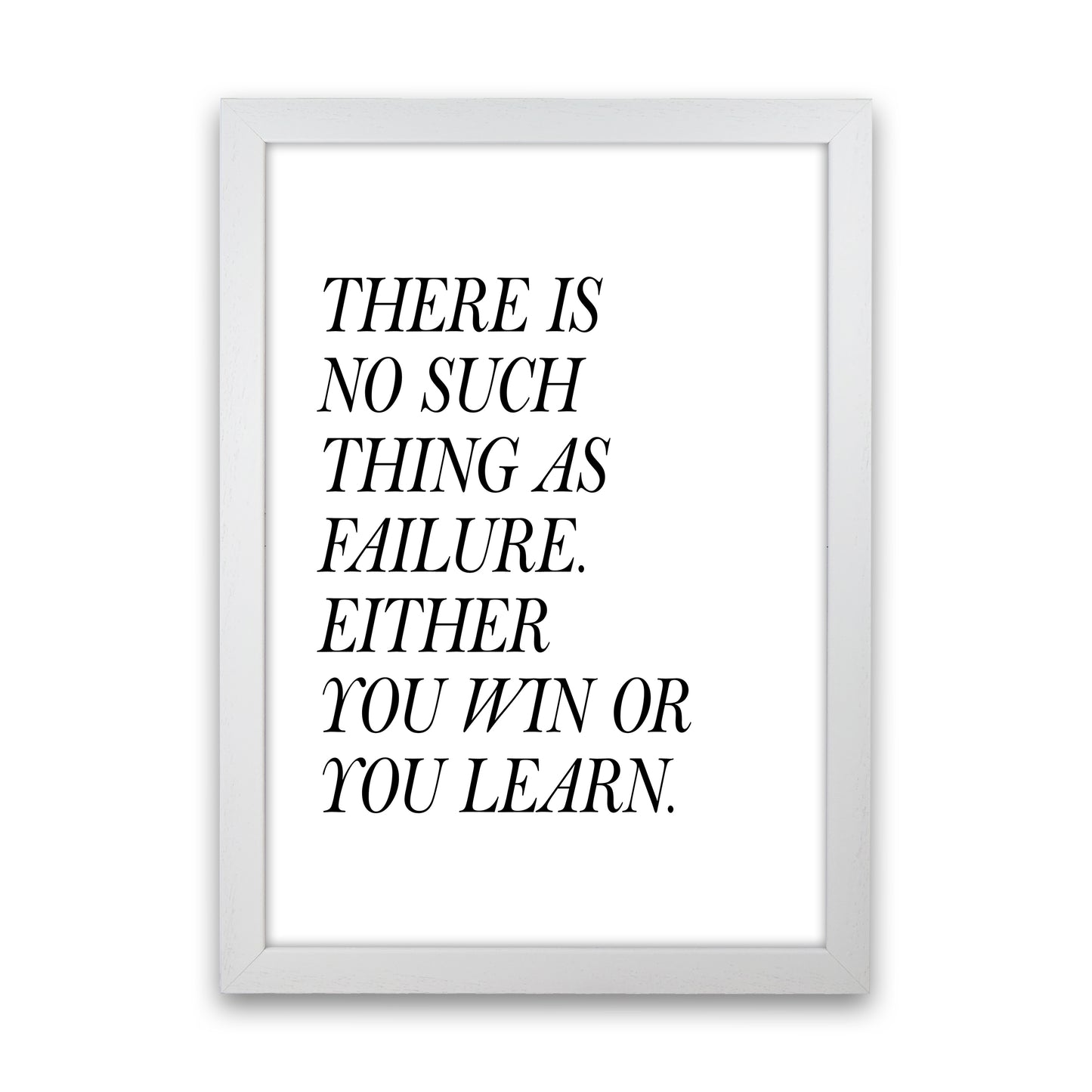 There Is No Such Thing Art Print by Pixy Paper White Grain