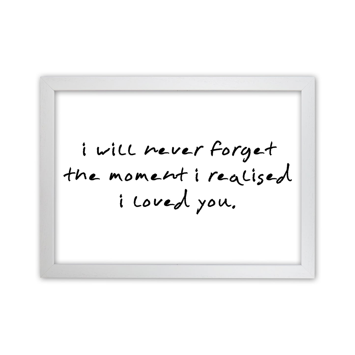 I Will Never Forget Art Print by Pixy Paper White Grain