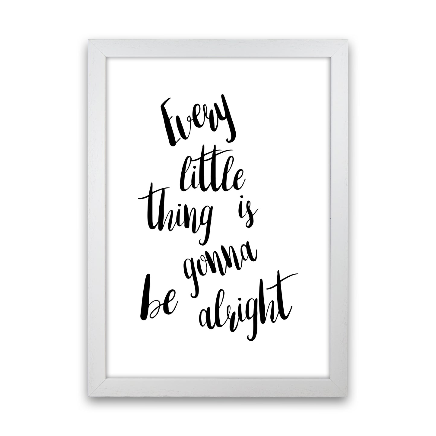 Every Little Thing Art Print by Pixy Paper White Grain