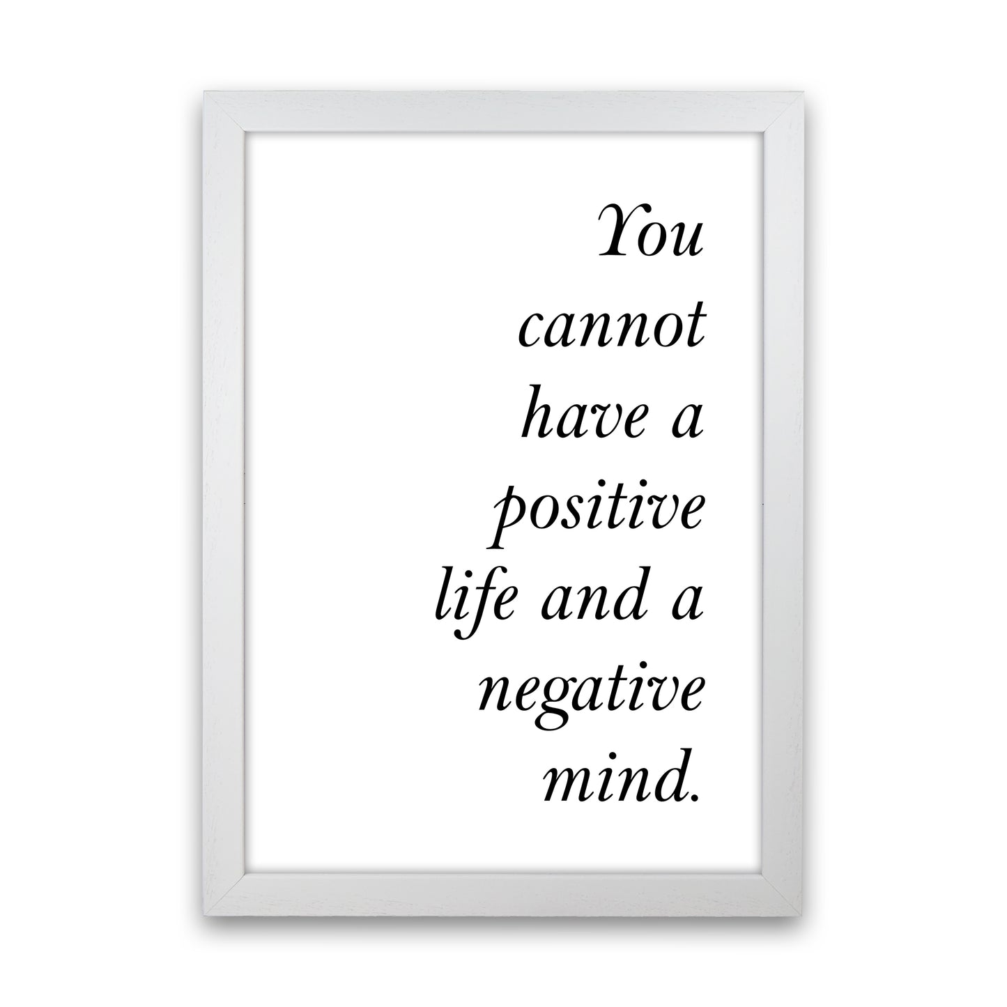 You Cannot Have Art Print by Pixy Paper White Grain