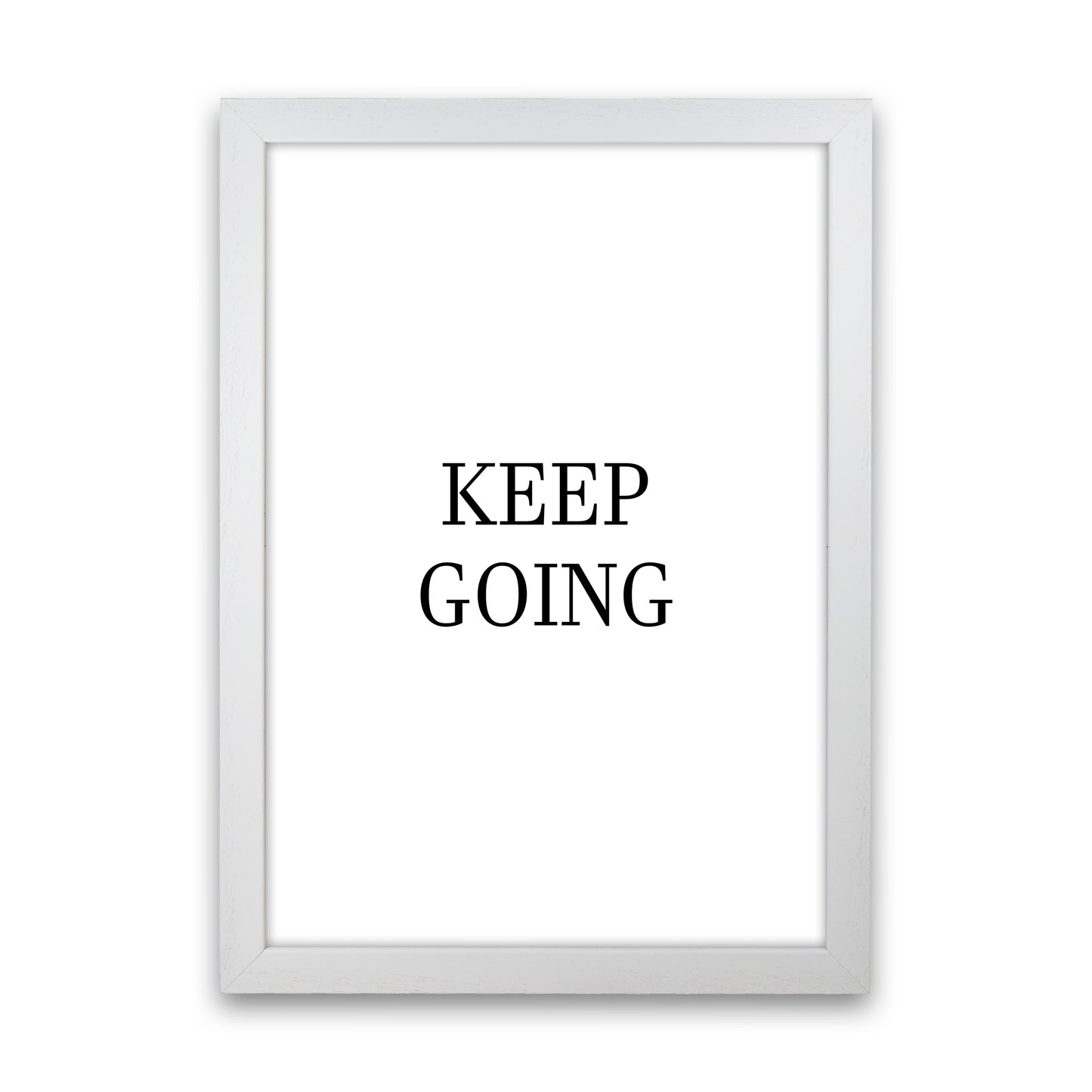 Keep Going Art Print by Pixy Paper White Grain