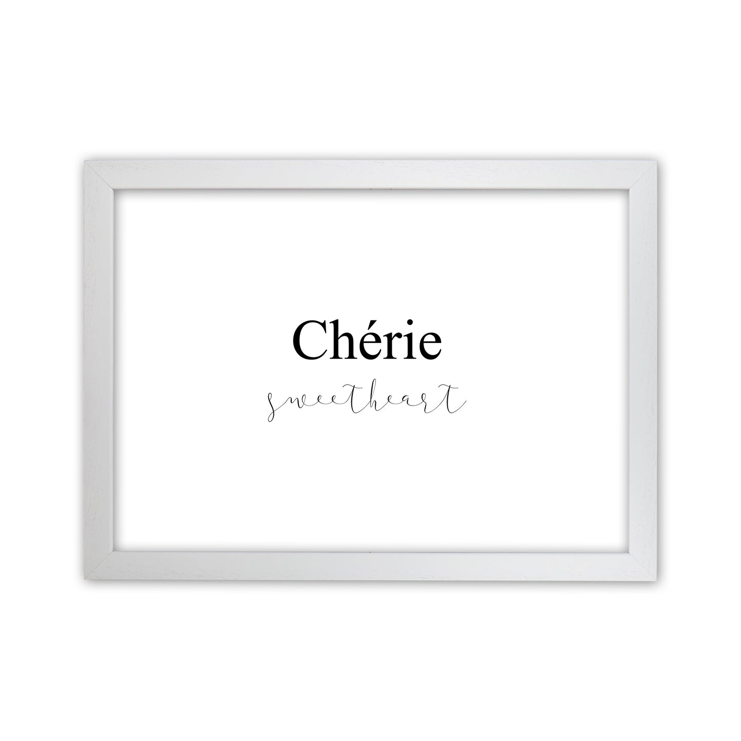 Cherie Art Print by Pixy Paper White Grain