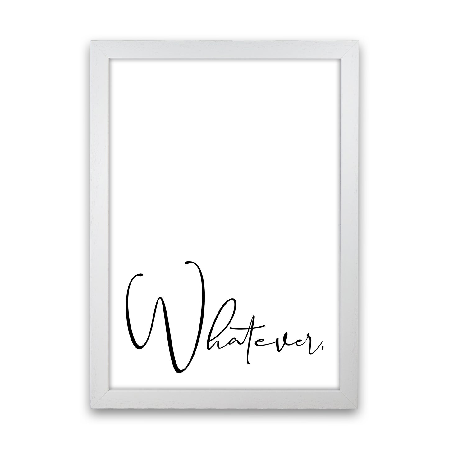 Whatever Art Print by Pixy Paper White Grain