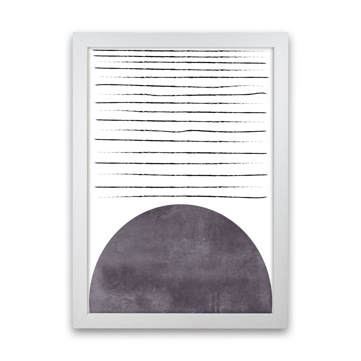 Sun lines pink cotton Art Print by Pixy Paper White Grain