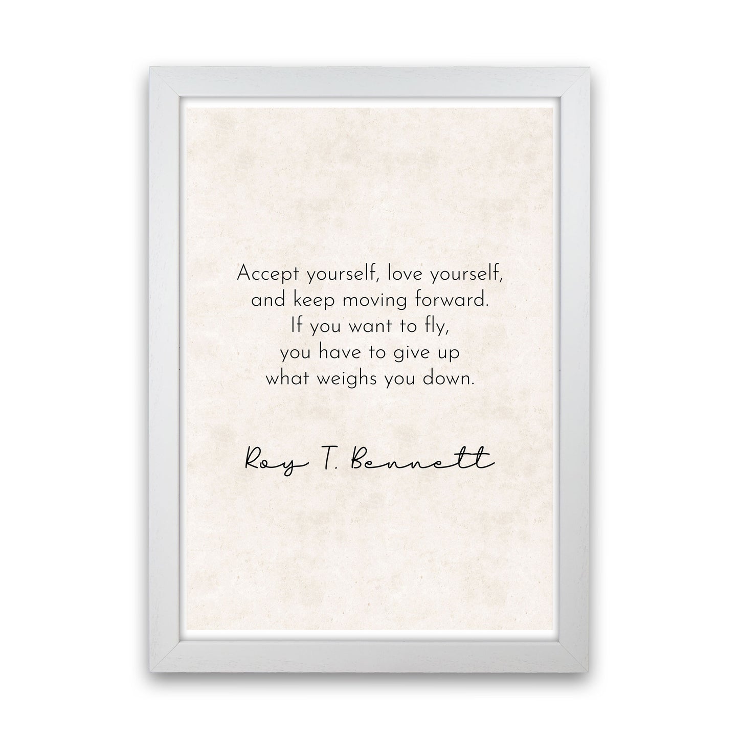 If You Want To Fly - Roy Bennett Art Print by Pixy Paper White Grain