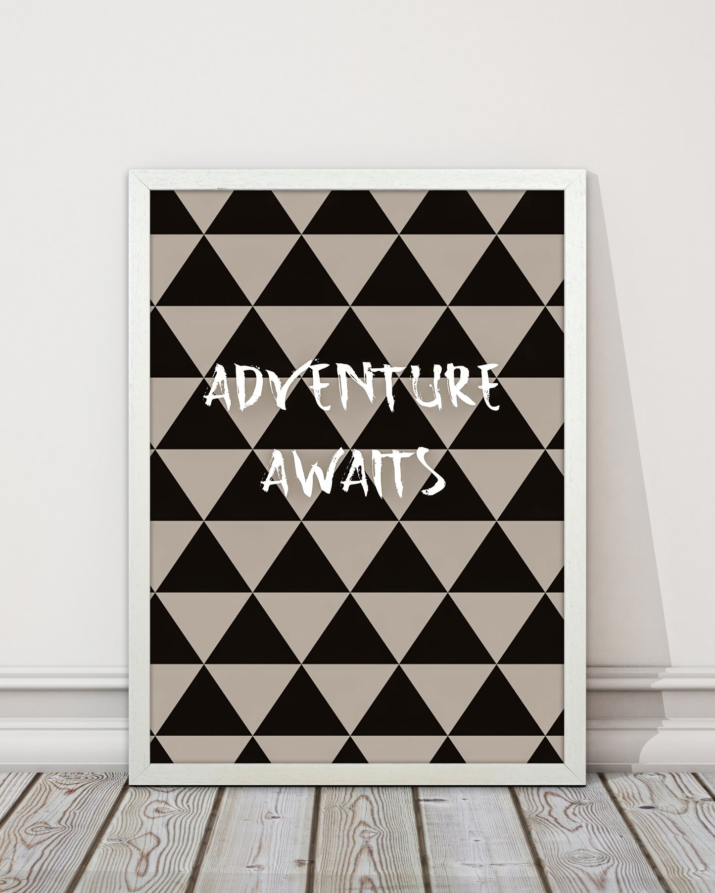 Adventure Quote Art Print by Proper Job Studio