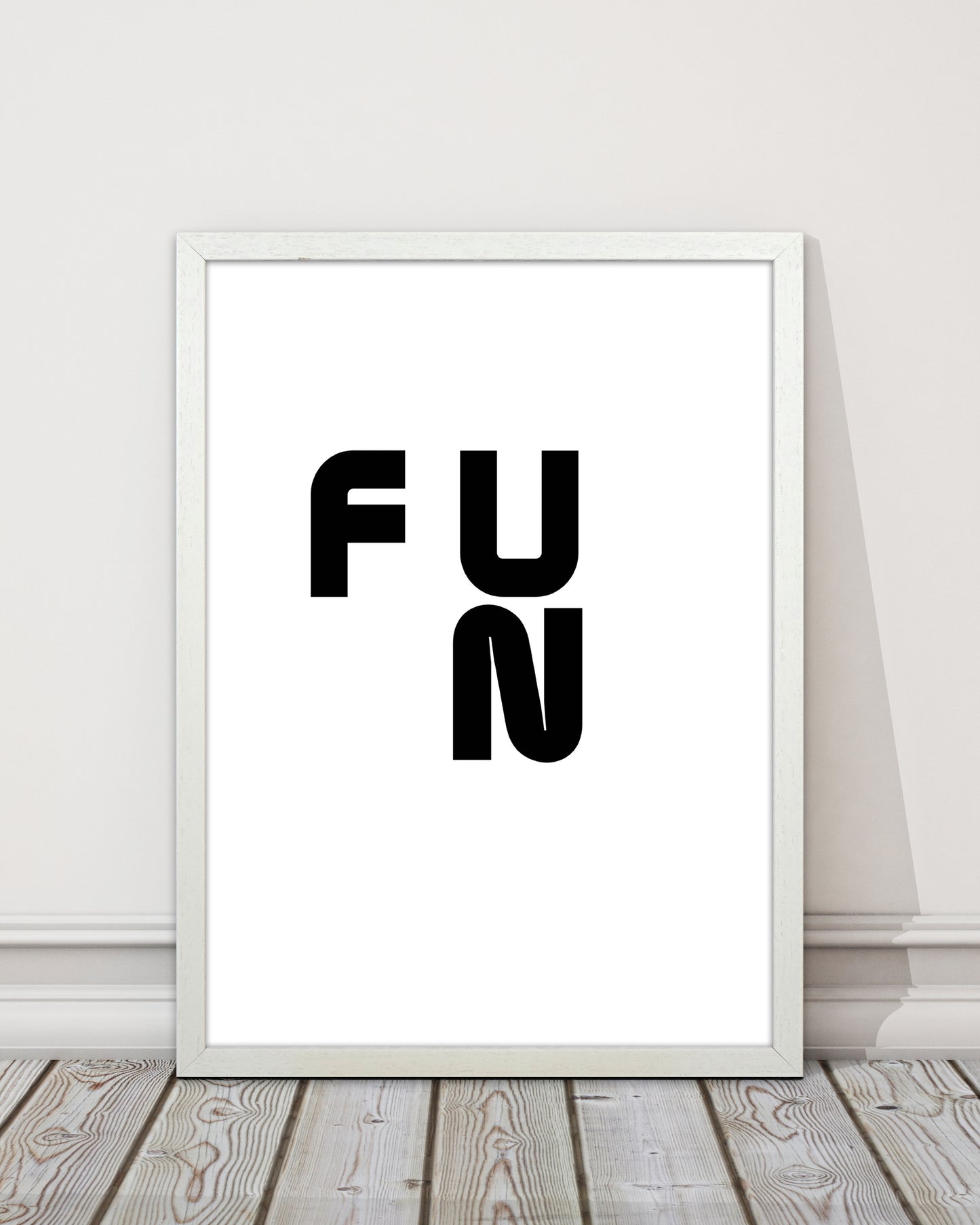 Fun Quote Art Print by Proper Job Studio