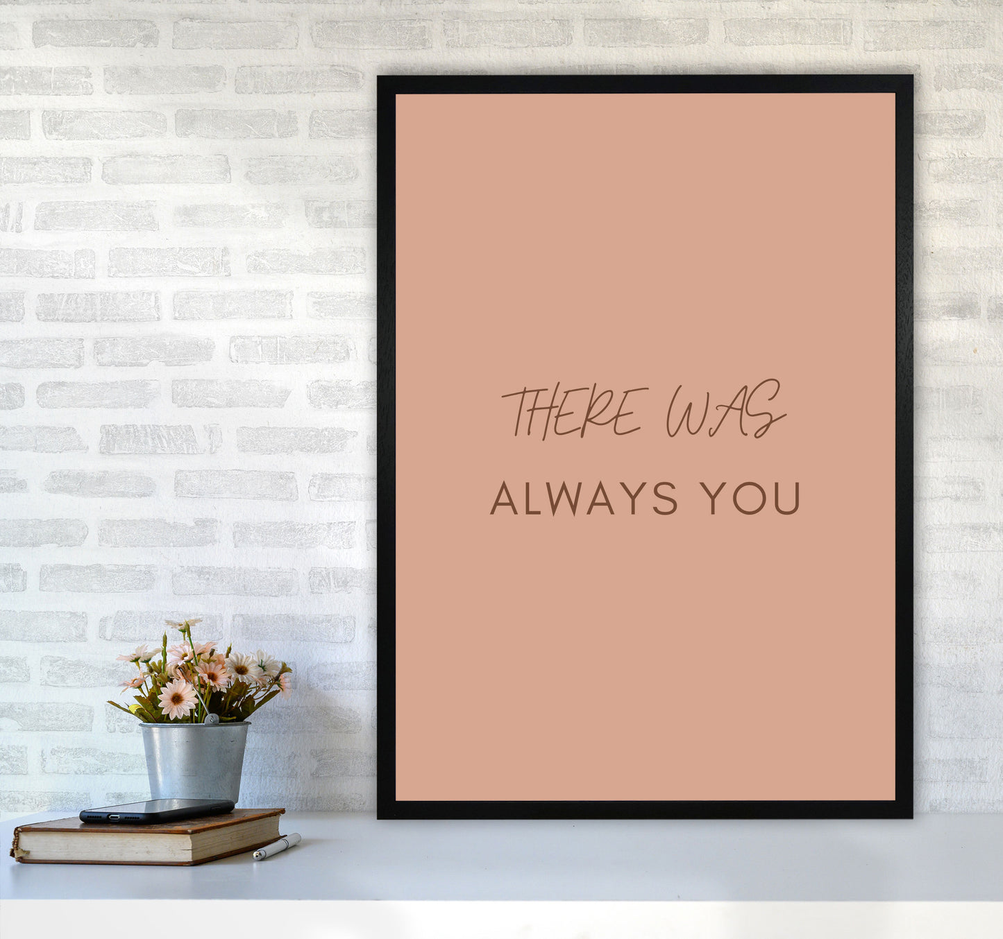 There was you Art Print by Proper Job Studio A1 White Frame