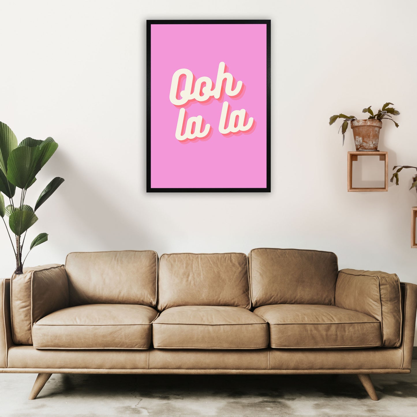 Ooh la la Art Print by Proper Job Studio A1 White Frame
