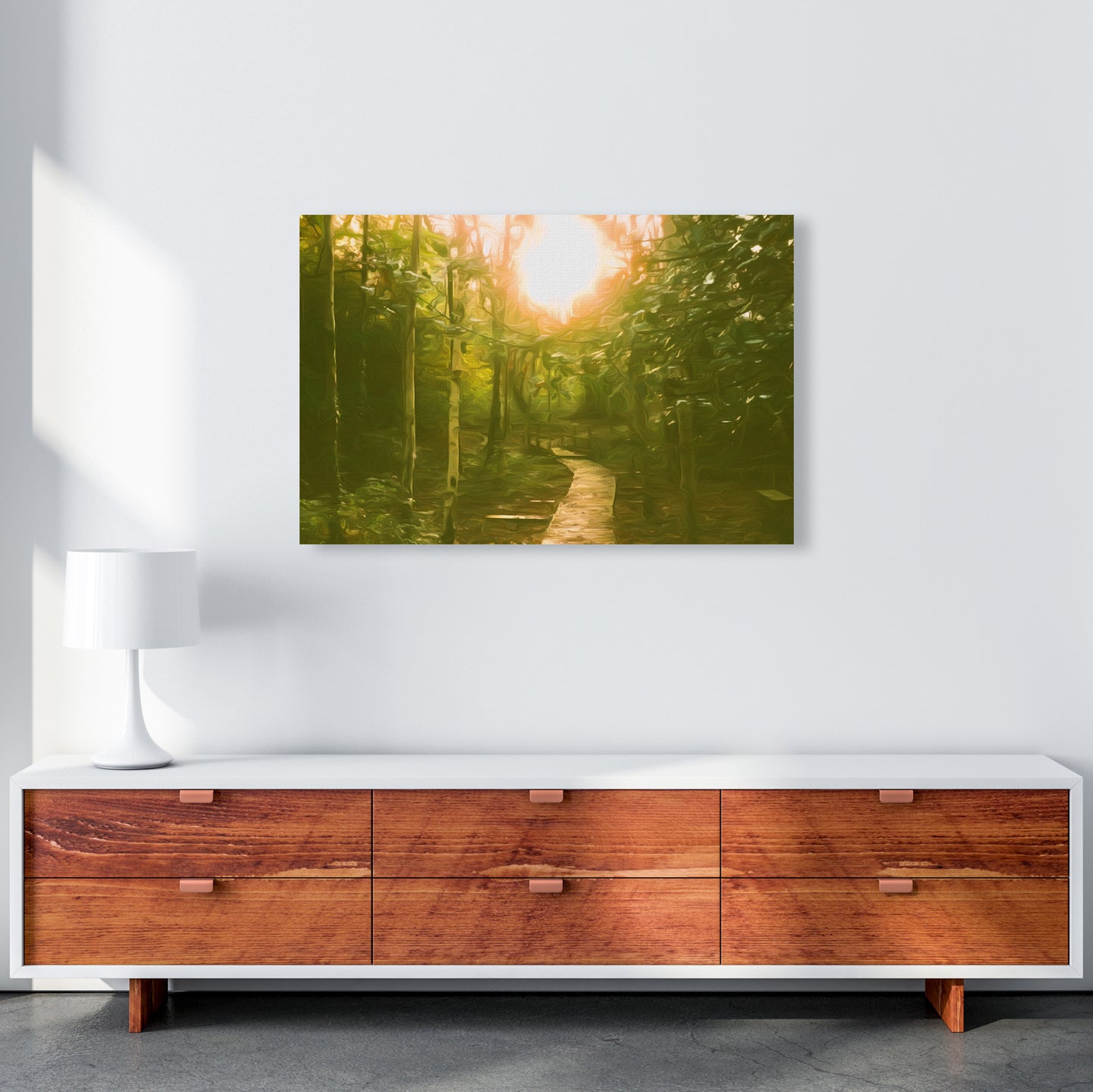 Autumn wood A1 Canvas