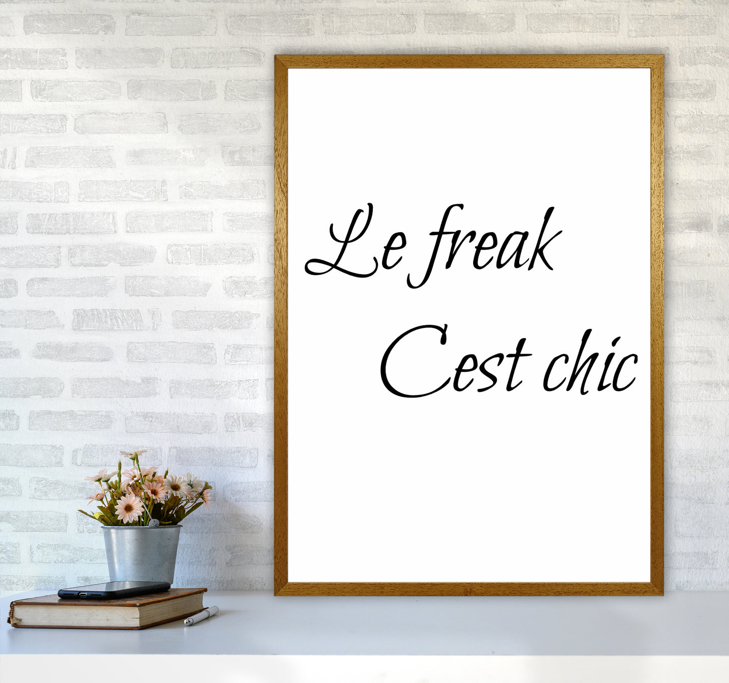 Le Freak Quote Art Print by Proper Job Studio A1 Print Only