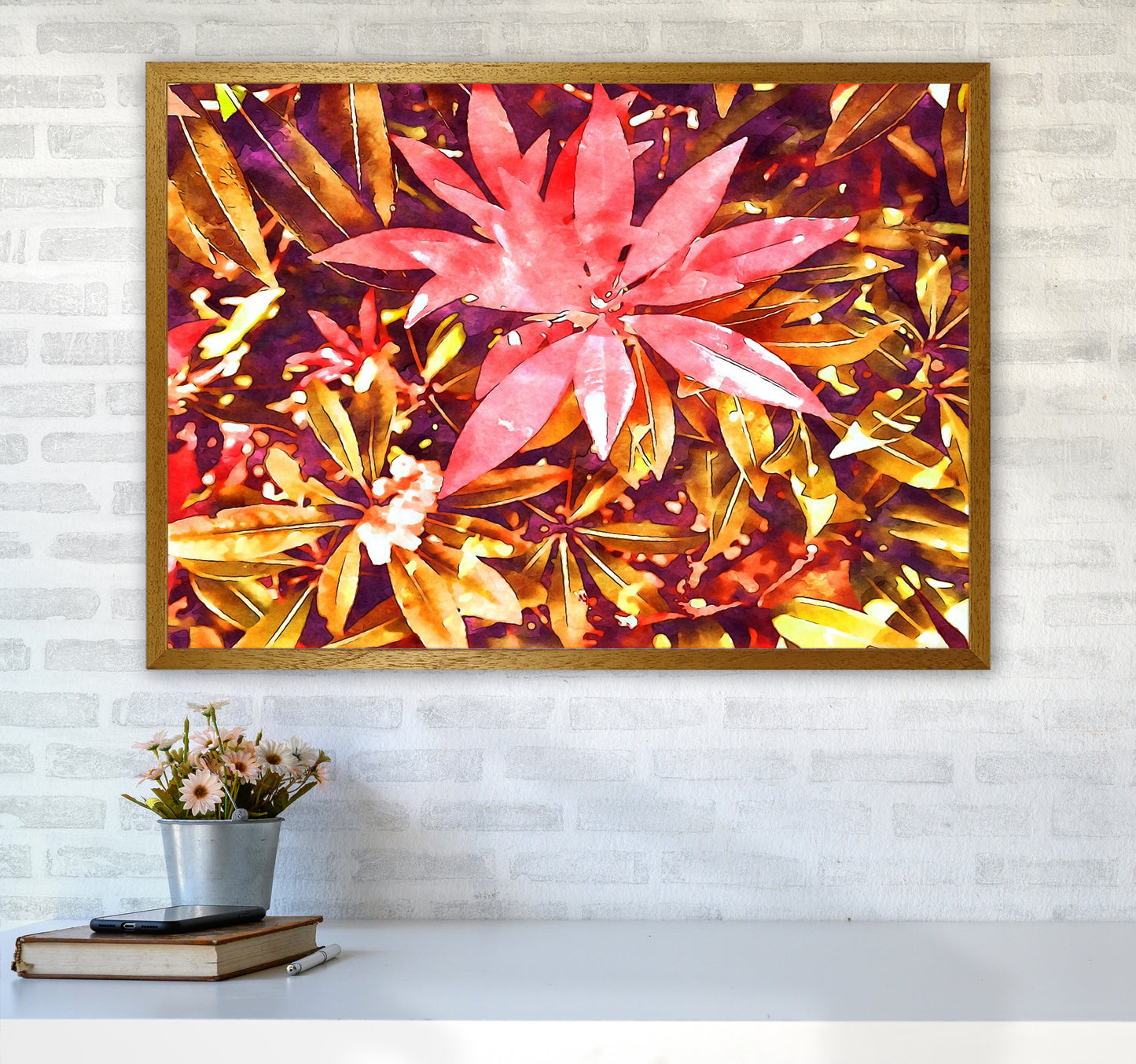 Autumnal flowers A1 Print Only