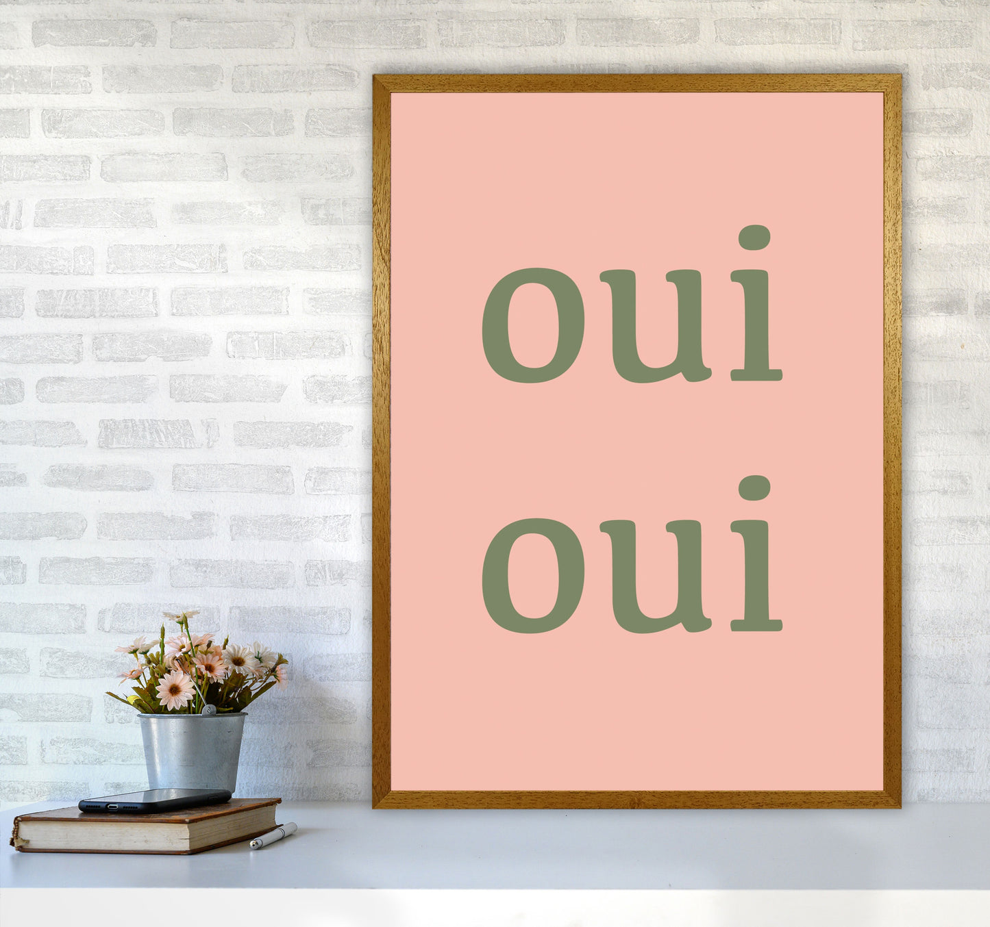 OUI OUI Art Print by Proper Job Studio A1 Print Only