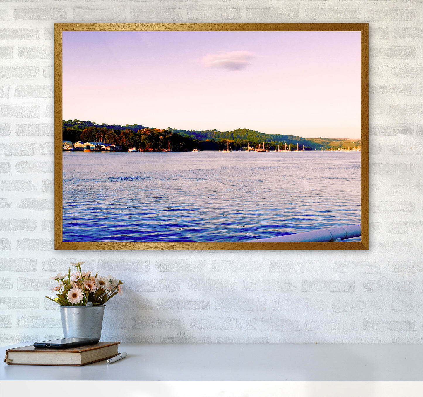 Calm ocean morning Art Print by Proper Job Studio A1 Print Only