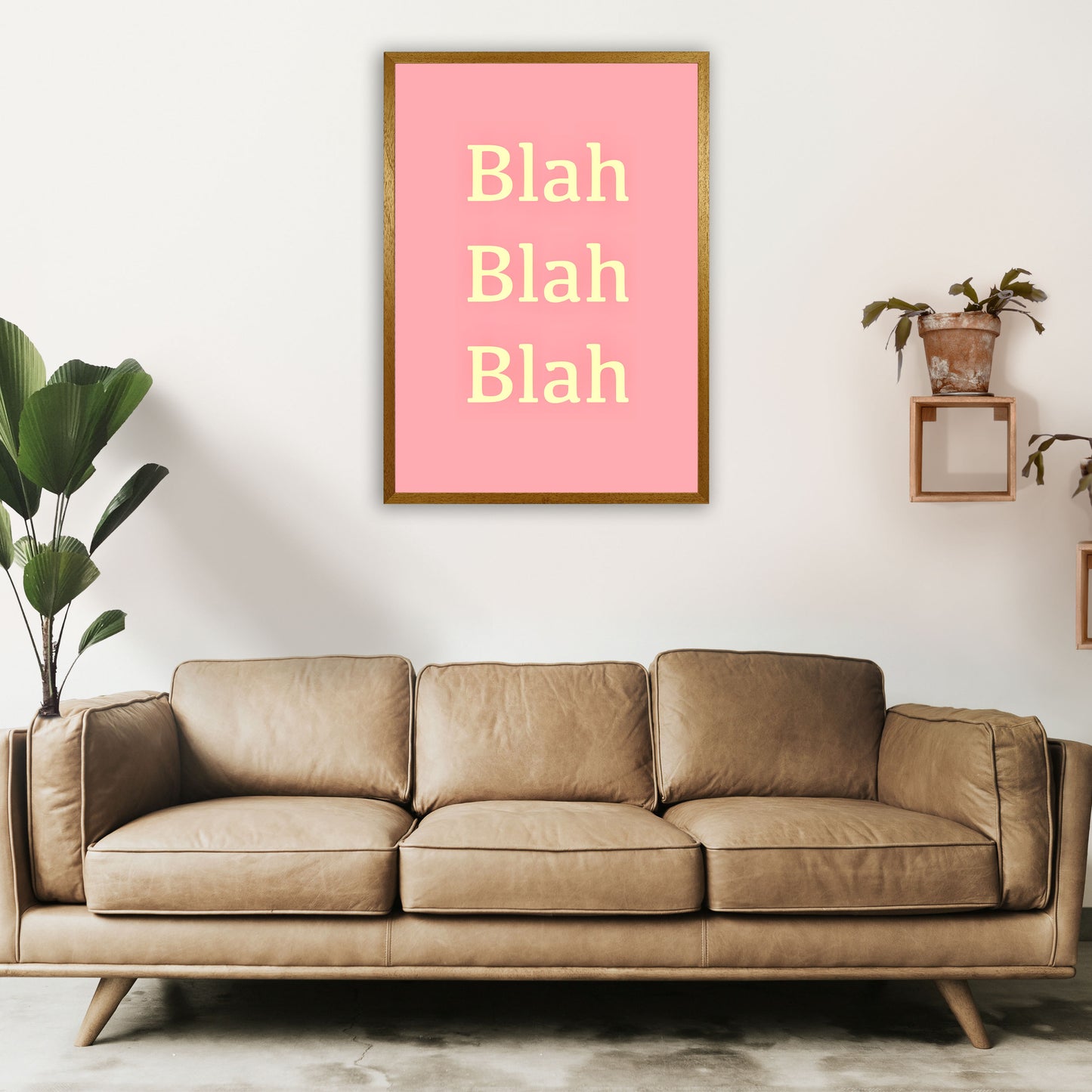 Blah Blah Blah Art Print by Proper Job Studio A1 Print Only