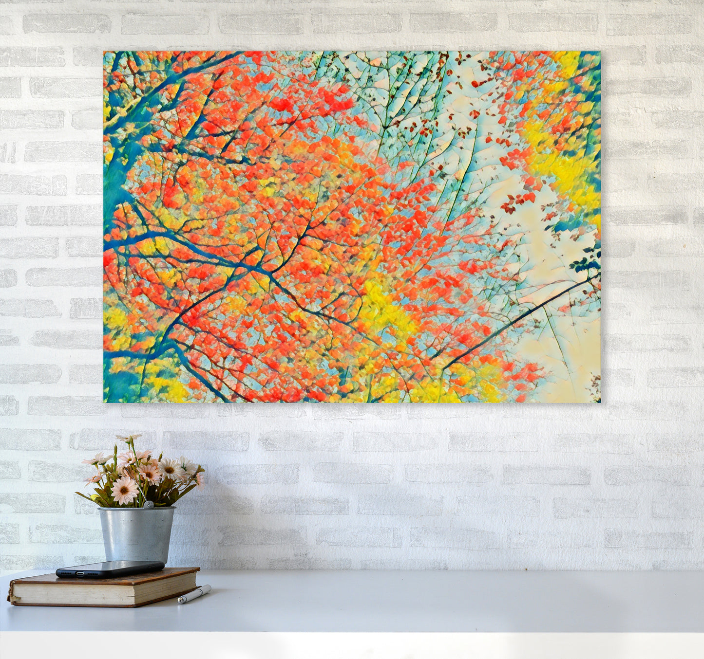 Autumn is here A1 Black Frame