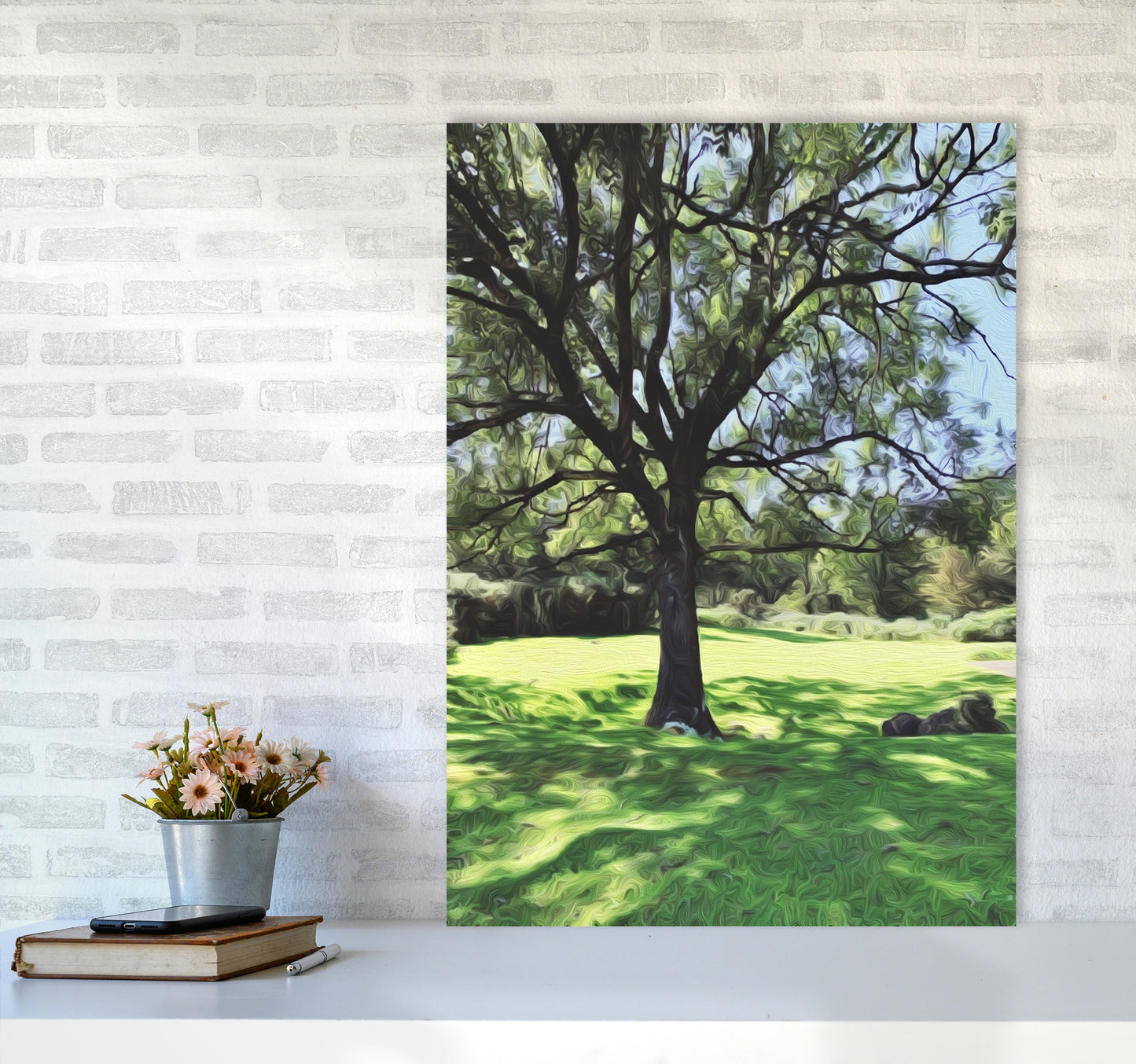 Tree A1 Black Frame