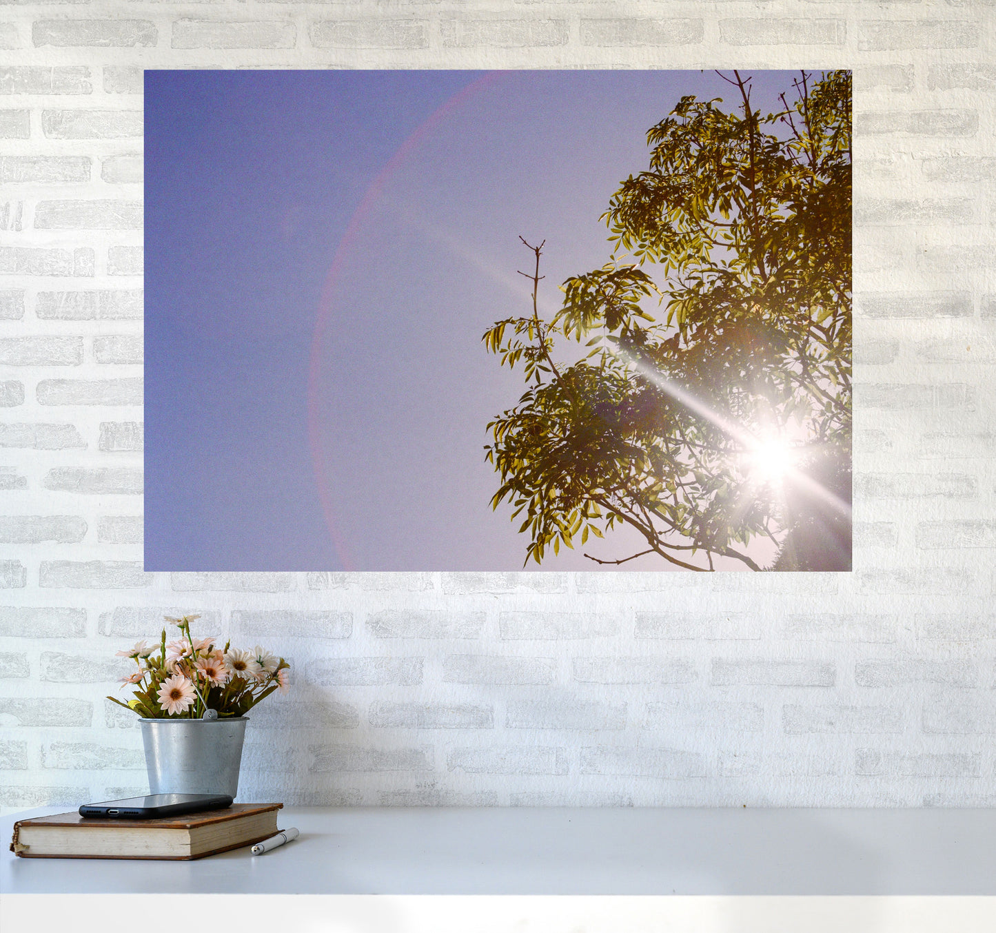 Summer haze Art Print by Proper Job Studio A1 Black Frame