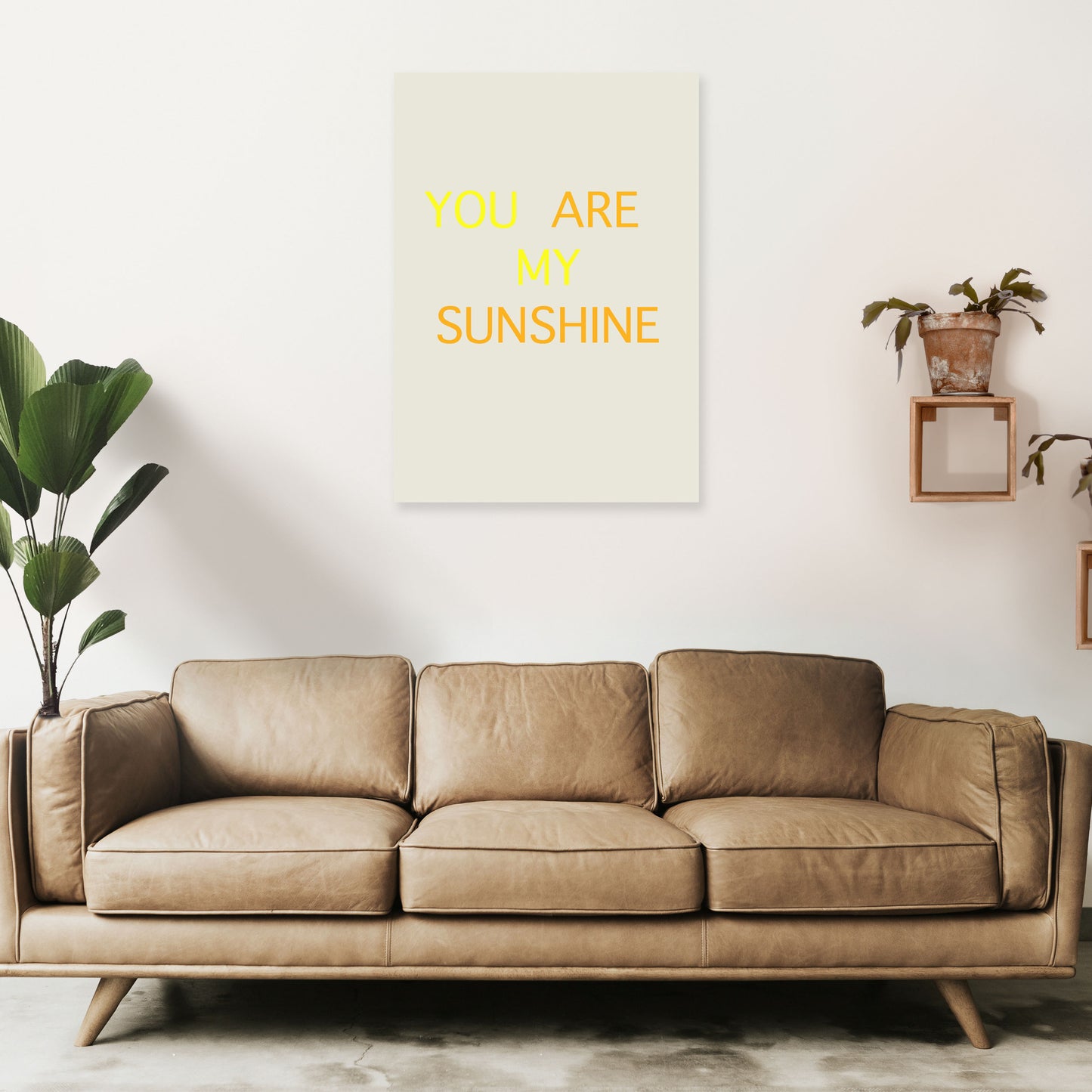 My Sunshine Art Print by Proper Job Studio A1 Black Frame