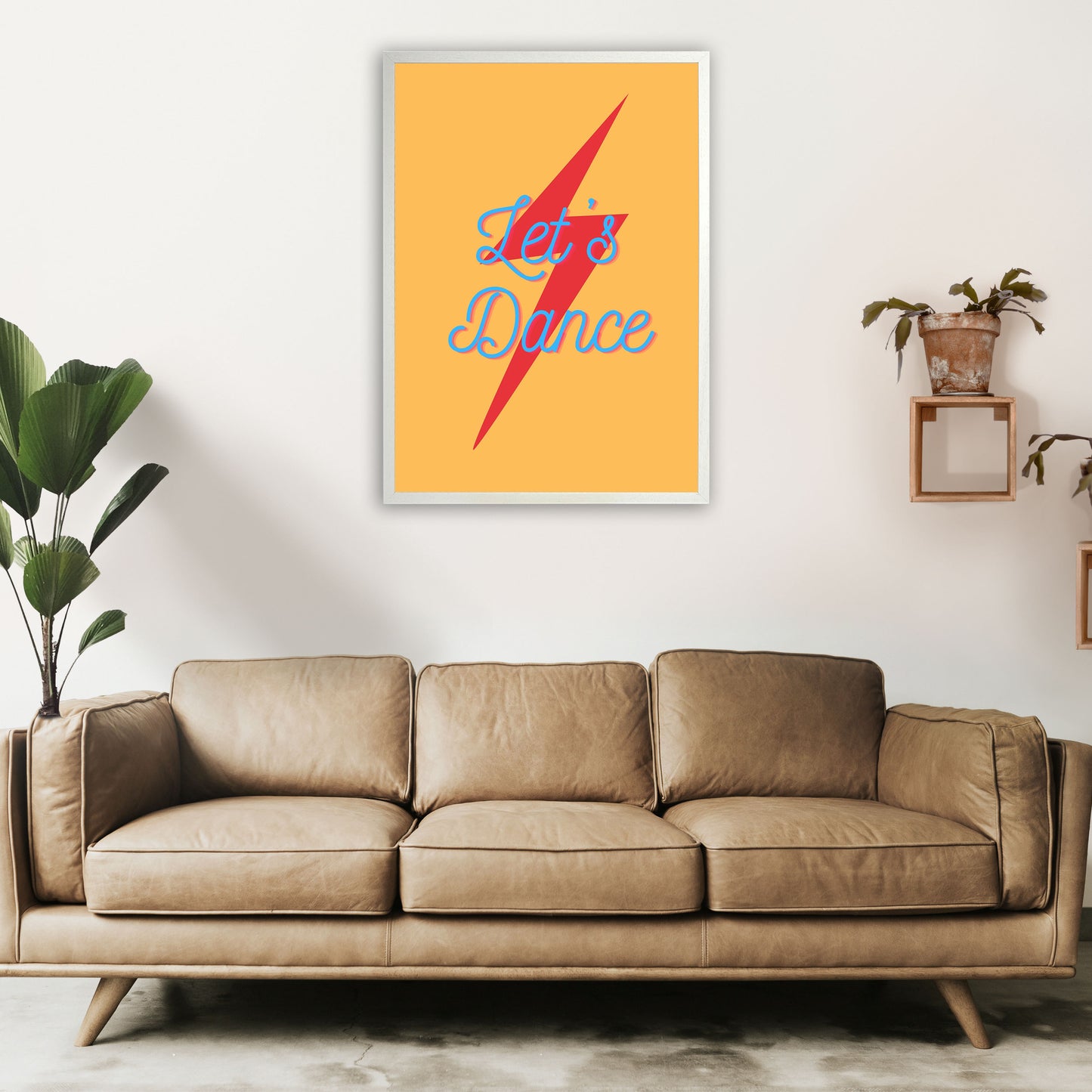 Let's dance 2 Art Print by Proper Job Studio A1 Oak Frame