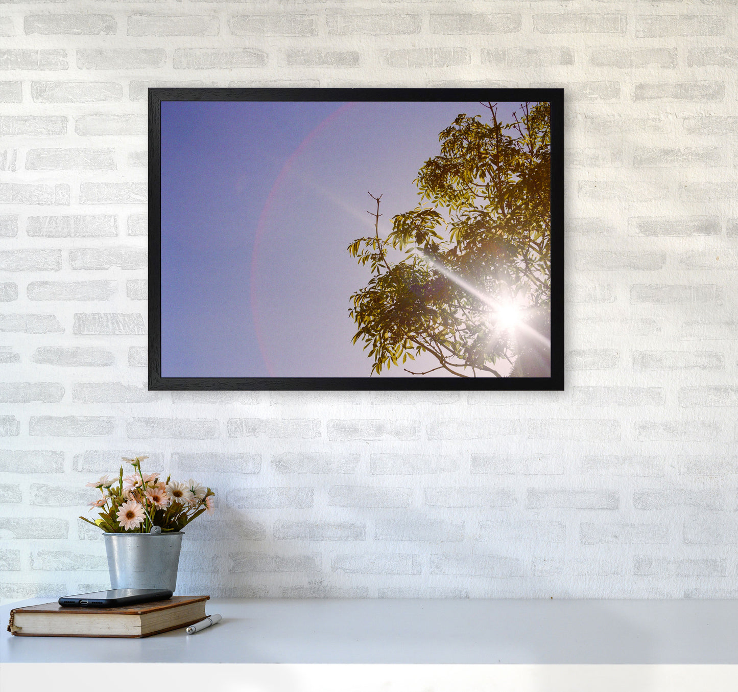 Summer haze Art Print by Proper Job Studio A2 White Frame