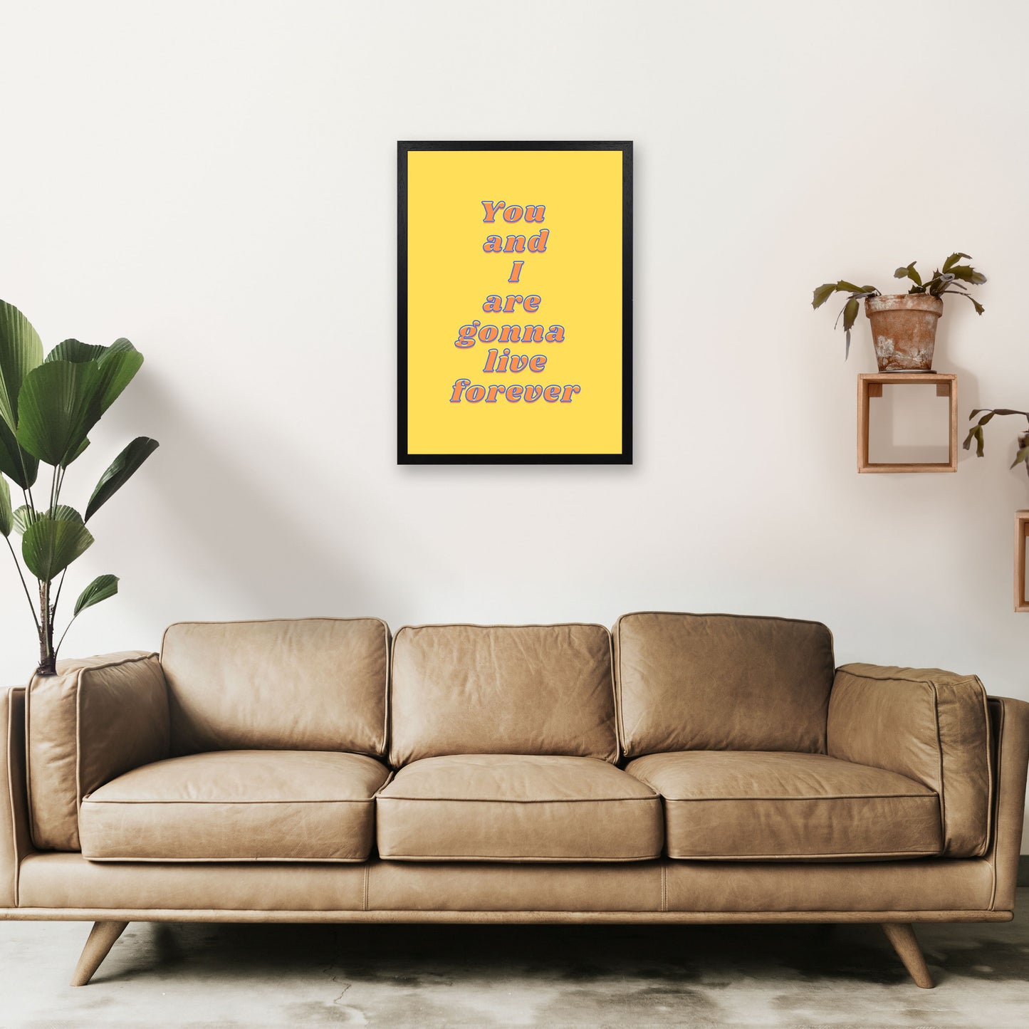 Live forever Art Print by Proper Job Studio A2 White Frame