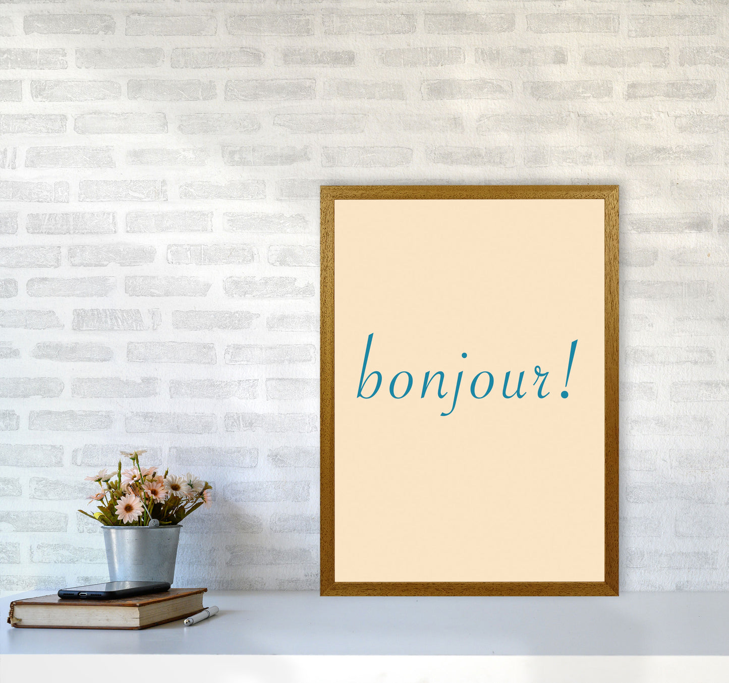 Bonjour Art Print by Proper Job Studio A2 Print Only