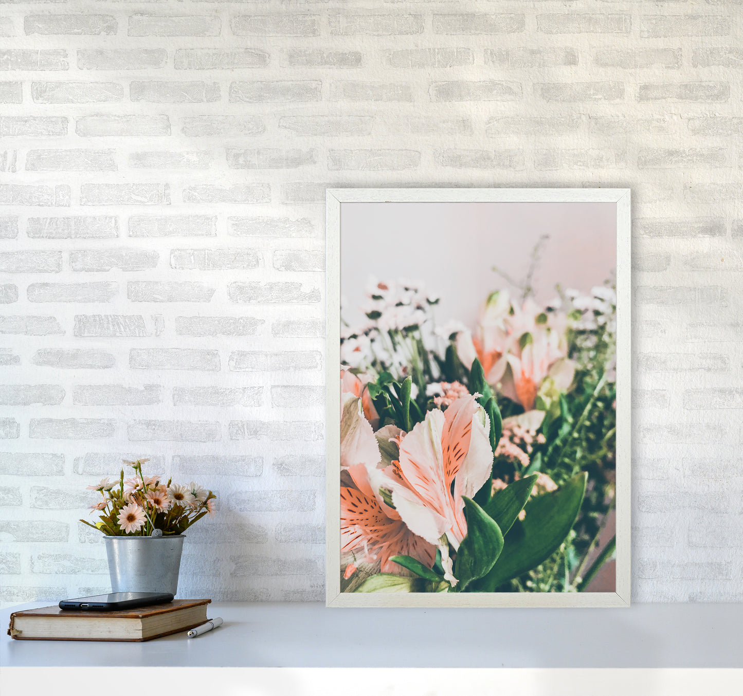 Flowers Photography Art Print by Proper Job Studio A2 Oak Frame