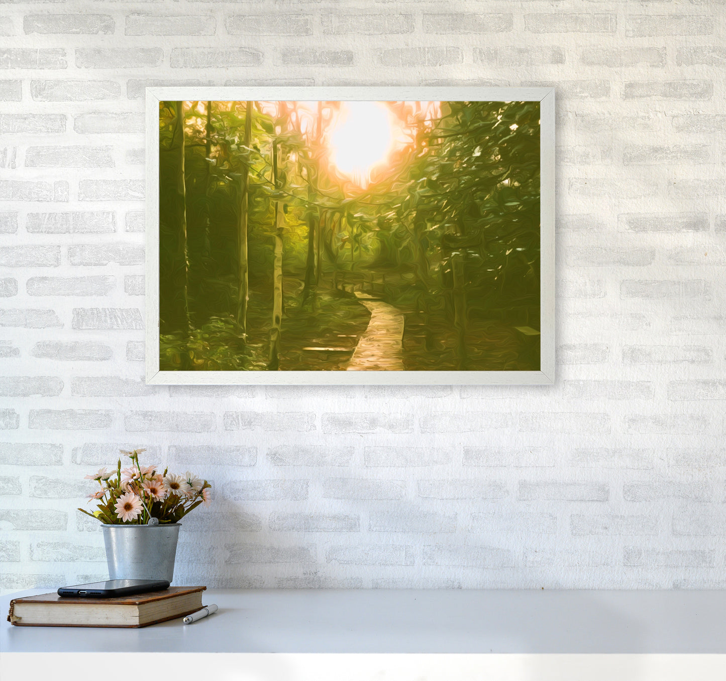 Autumn wood A2 Oak Frame