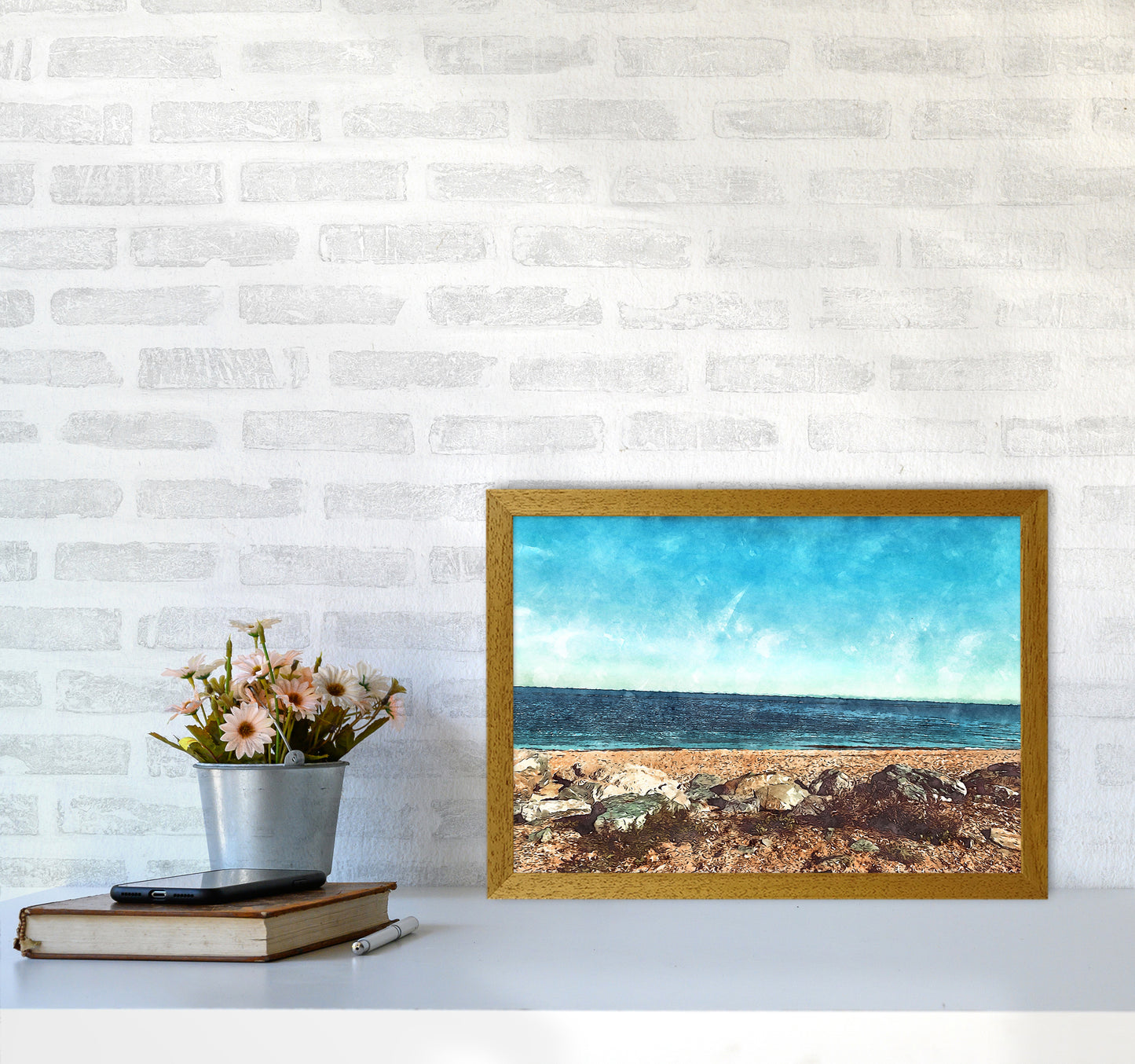 A day at the beach 2 A3 Print Only