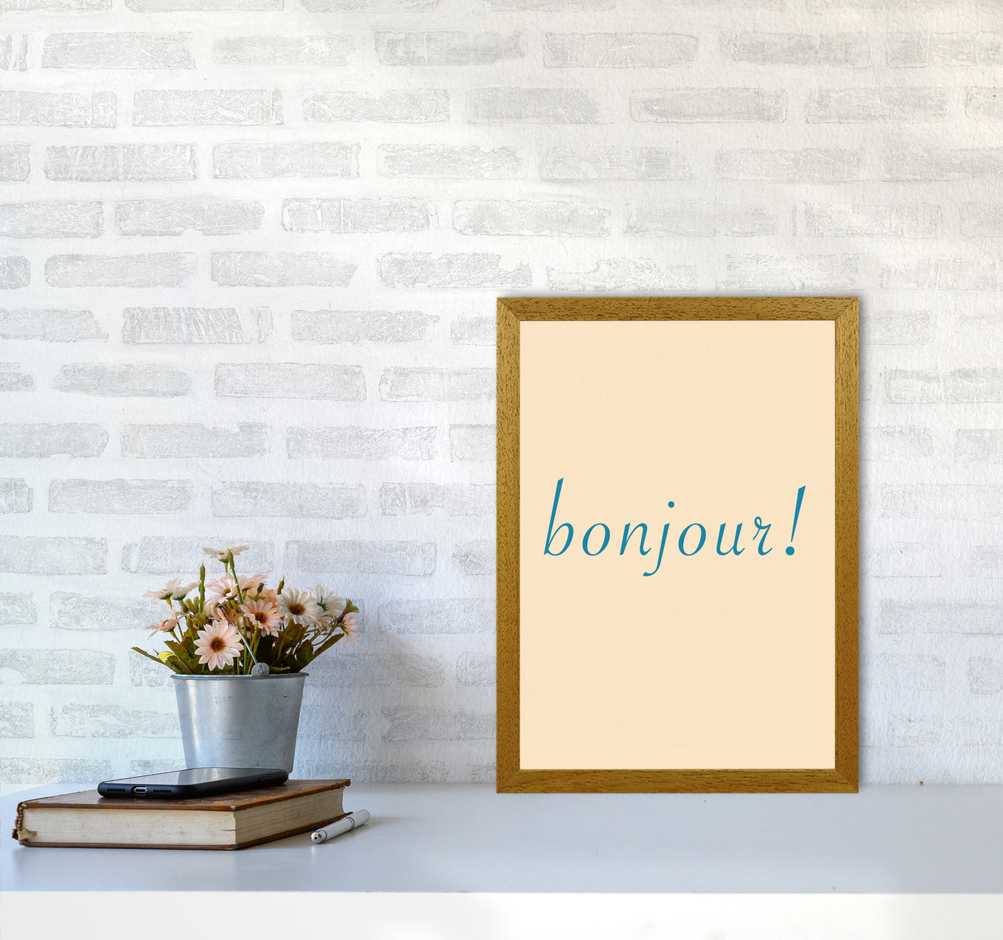 Bonjour Art Print by Proper Job Studio A3 Print Only