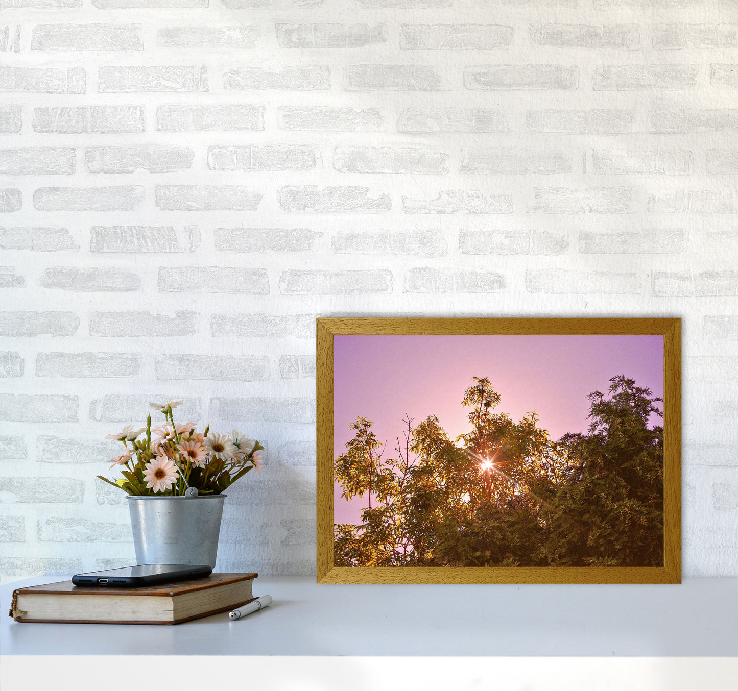 Blush Sunrise Art Print by Proper Job Studio A3 Print Only